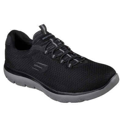 Skechers Übergrößen Slip-On Sneaker Summits Skechers schwarz/grau Sneaker