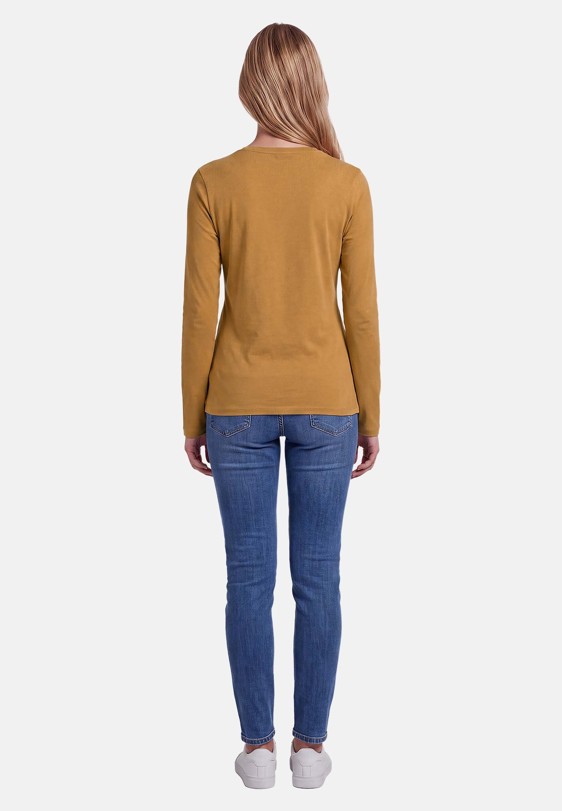 U.S. Polo Assn. Langarmshirt mit V-Ausschnitt und Stickereidetails Elastisches Longsleeve mit normaler Passform – Bild 4 von 5