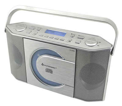 Soundmaster Soundmaster RCD1770SI DAB+ und UKW Digitalradio mit CD/MP3 Spieler Boombox