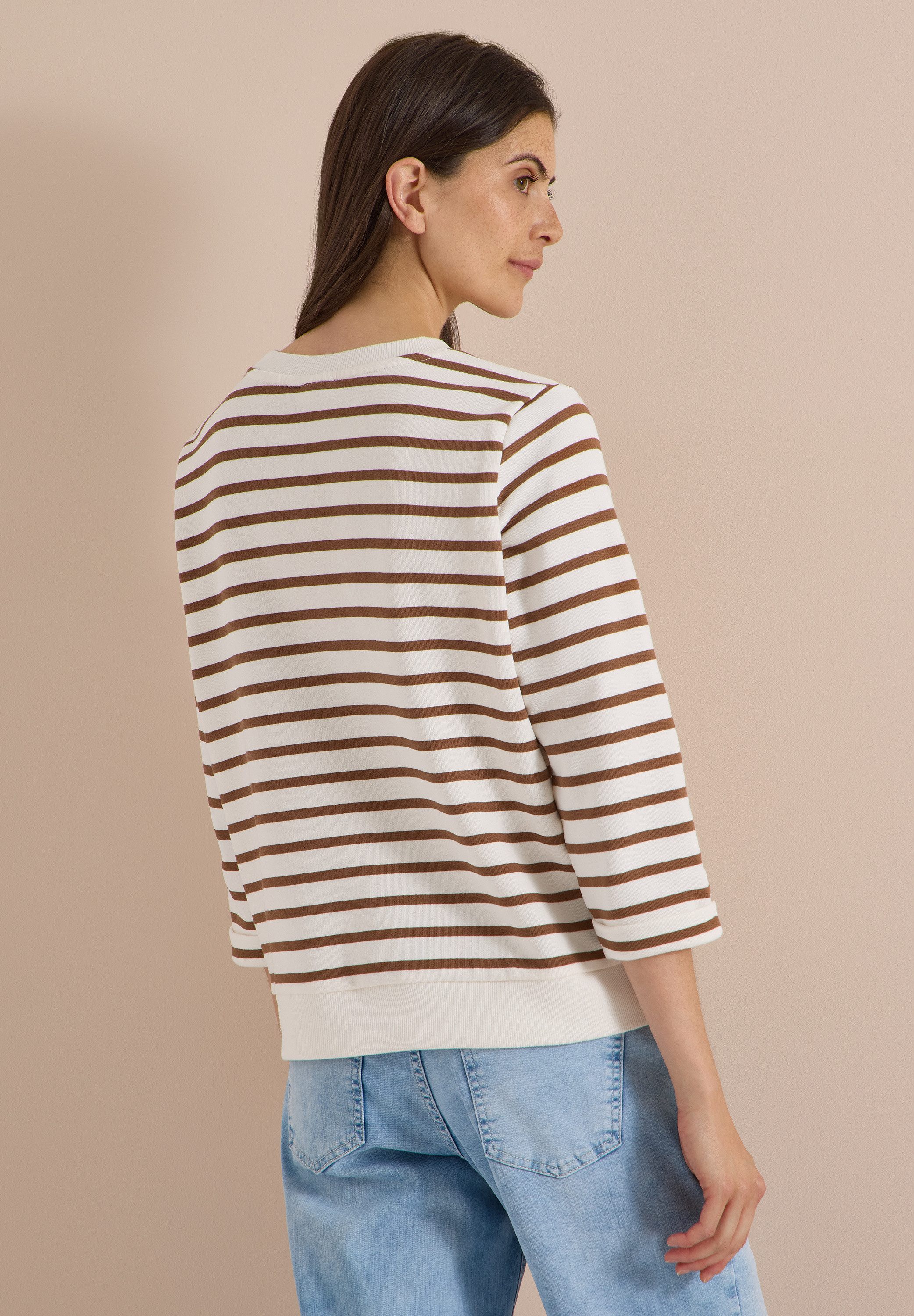 CECIL Sweatshirt mit 3/4 Ärmeln