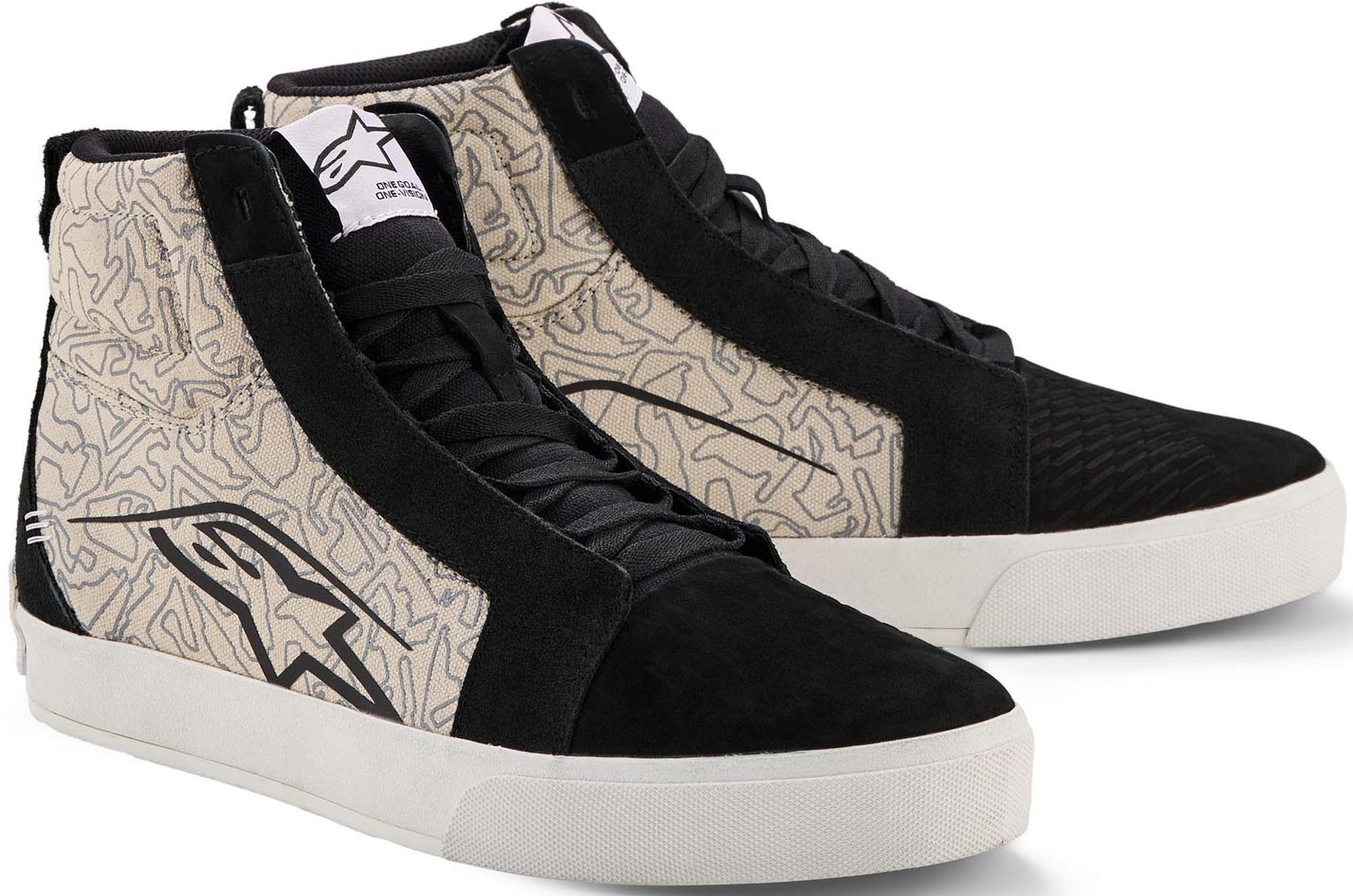 Alpinestars Ride-63 Canvas Motorrad Schuhe Motorradstiefel Atmungsaktiv protektoren