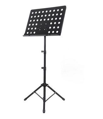 BAYLI Regal 50 - 165cm höhenverstellbarer Notenständer, Musikständer in Schwarz