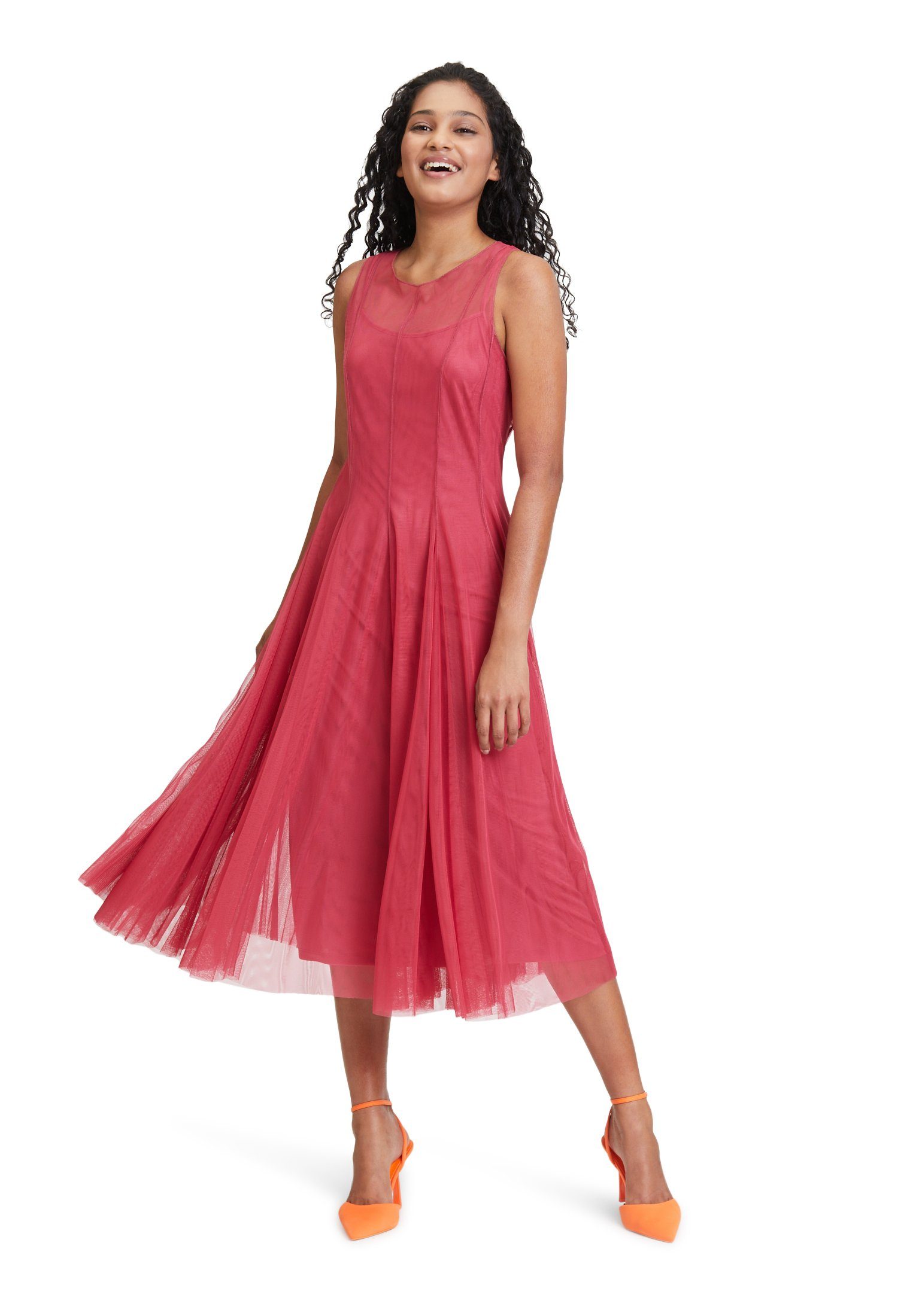 Vera Mont Minikleid figurbetont (1-tlg) Shiny Coral