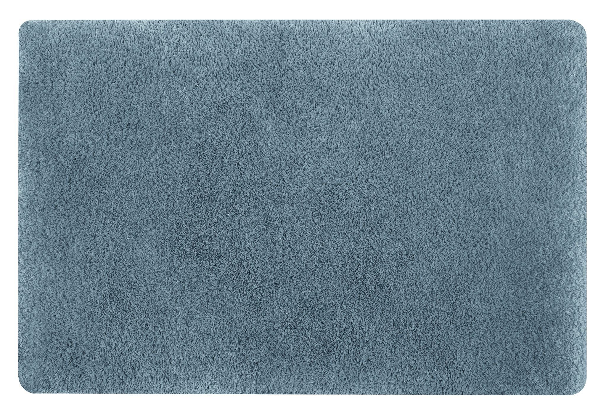 Badematte FINO, Höhe 25 mm, Badteppich Hochflor, 100% Polyester Mikrofaser Supersoft, Anti-Rutsch Beschichtung, Für Fussbodenheizung geeignet, Waschbar 40°, Schnelltrocknend, Polyester, rechteckig