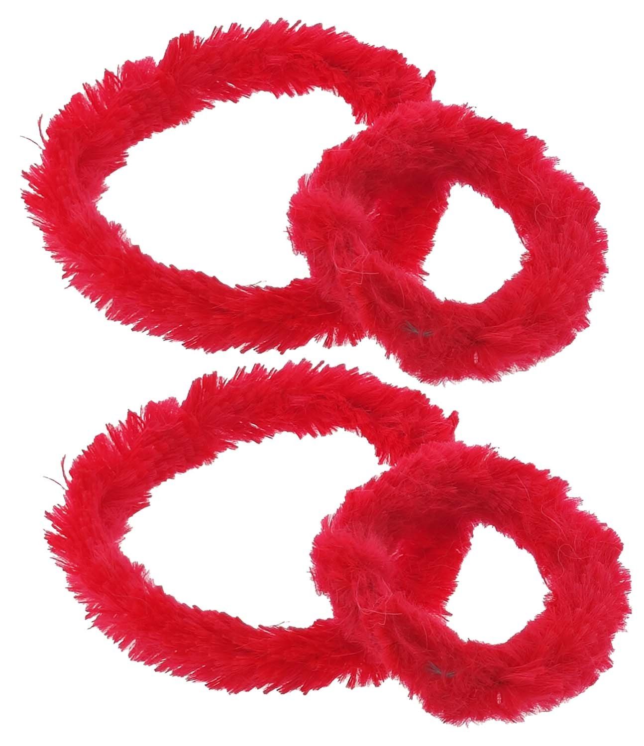 varivendo Hinterradnabe Fahrradputzringe, rot 2 Paar, (Set, 4-tlg., Fahrradputzringe), Nabenputzringe Nabenputer Putzringe Naben-Putzringe