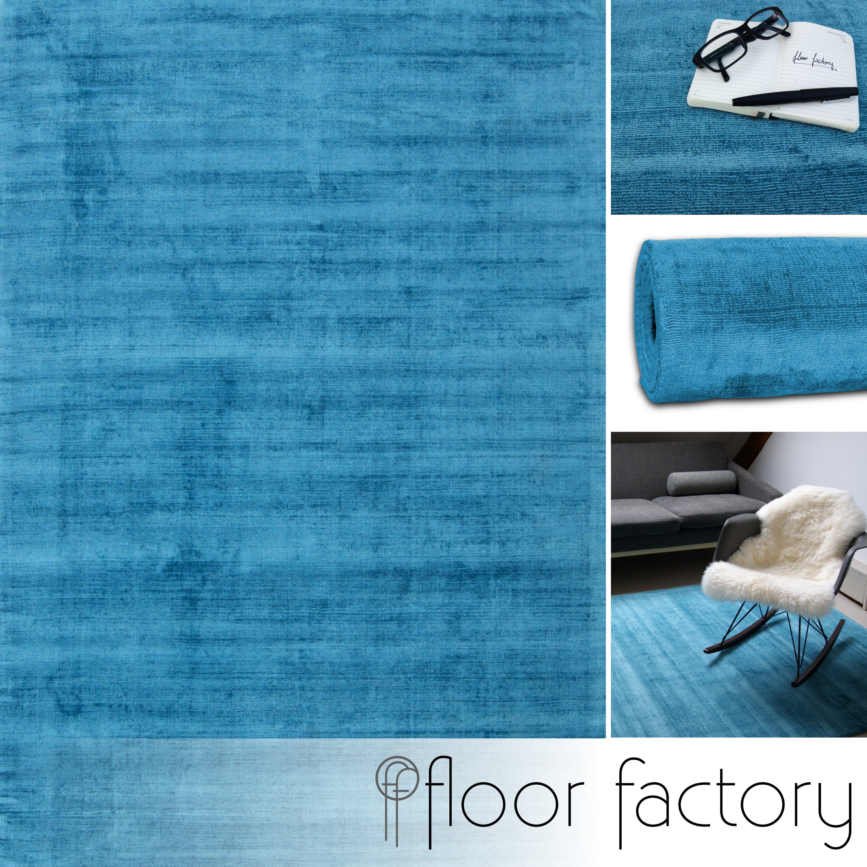 floor factory Designteppich Lounge, rechteckig, Höhe: günstig online kaufen