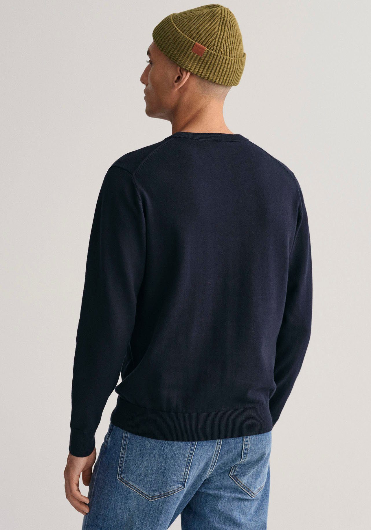 Gant Rundhalspullover CLASSIC COTTON C-NECK Premium günstig online kaufen