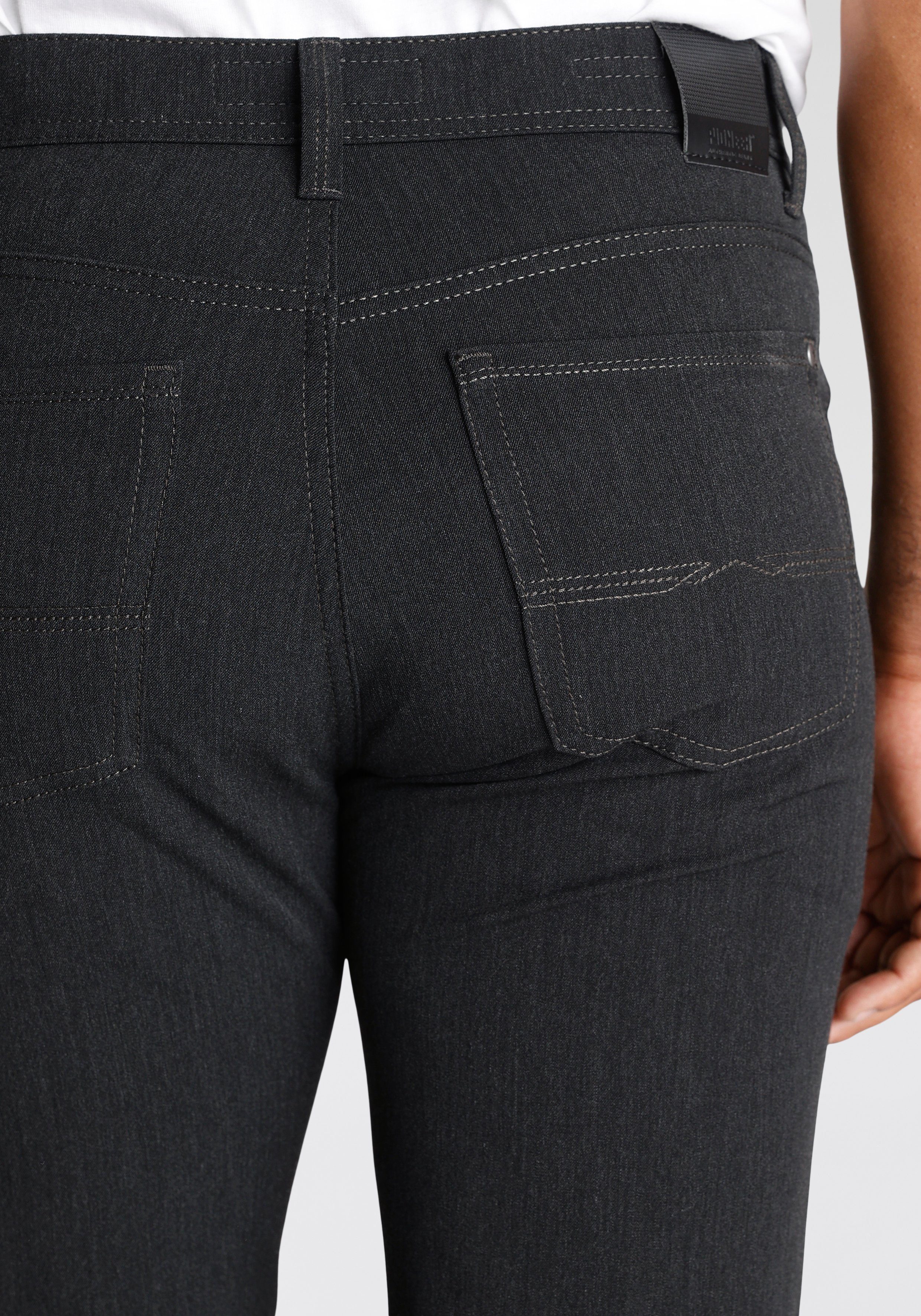 Pioneer Authentic Jeans Stretch-Hose Rando dunkelgrau meliert