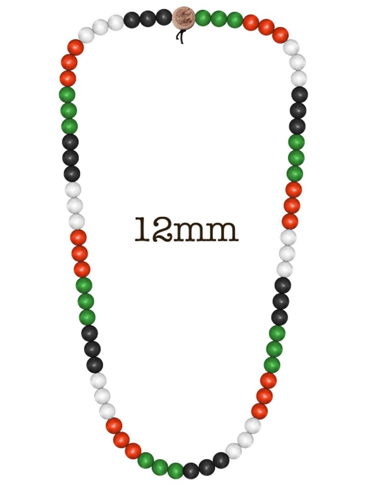 FELLAS Mode-Schmuck Necklace Pearl Bunt WOOD Hals-Schmuck modischer Halsband FELLAS Holz-Kette WOOD Deluxe