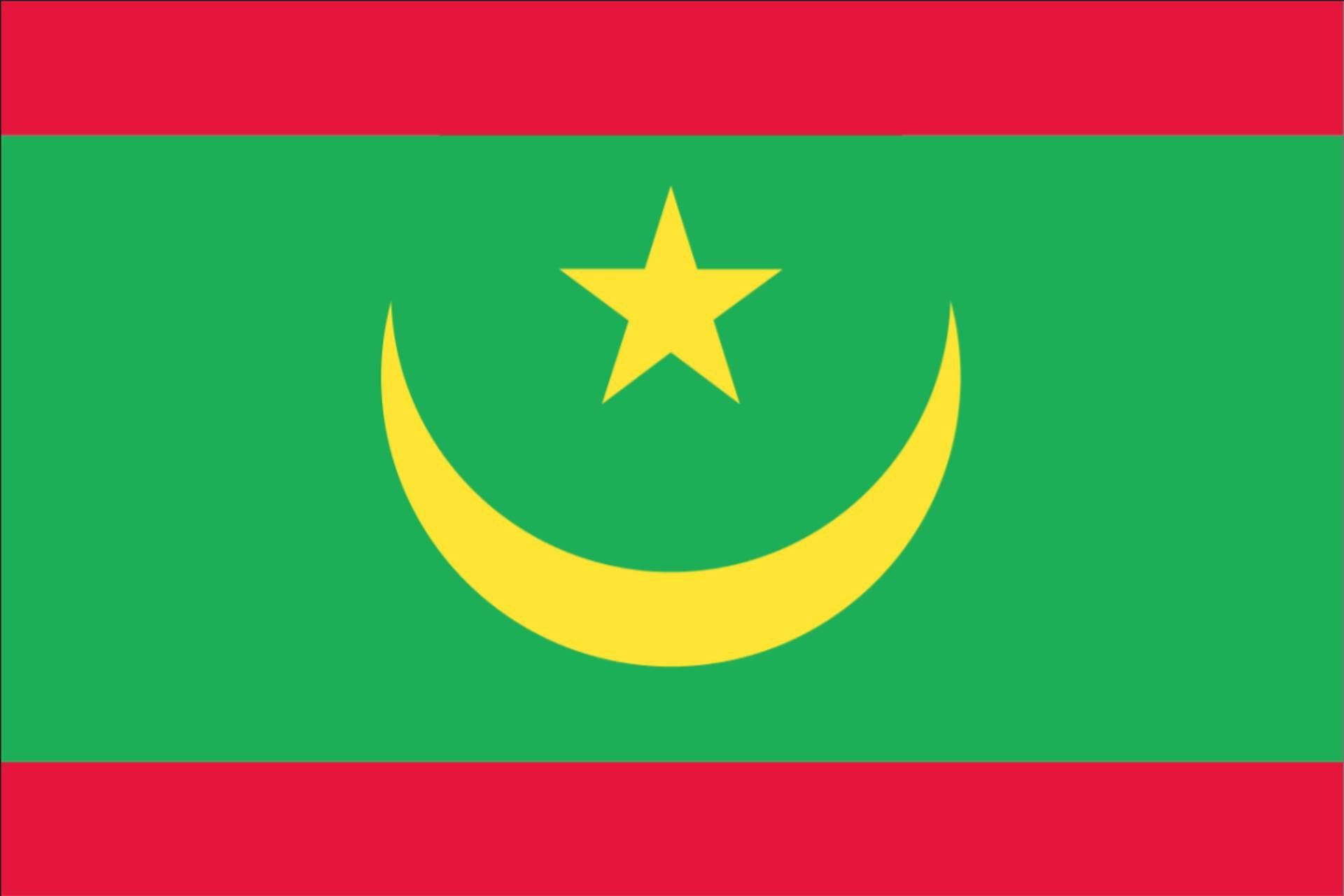 Mauretanien 160 g/m² Flagge flaggenmeer Querformat