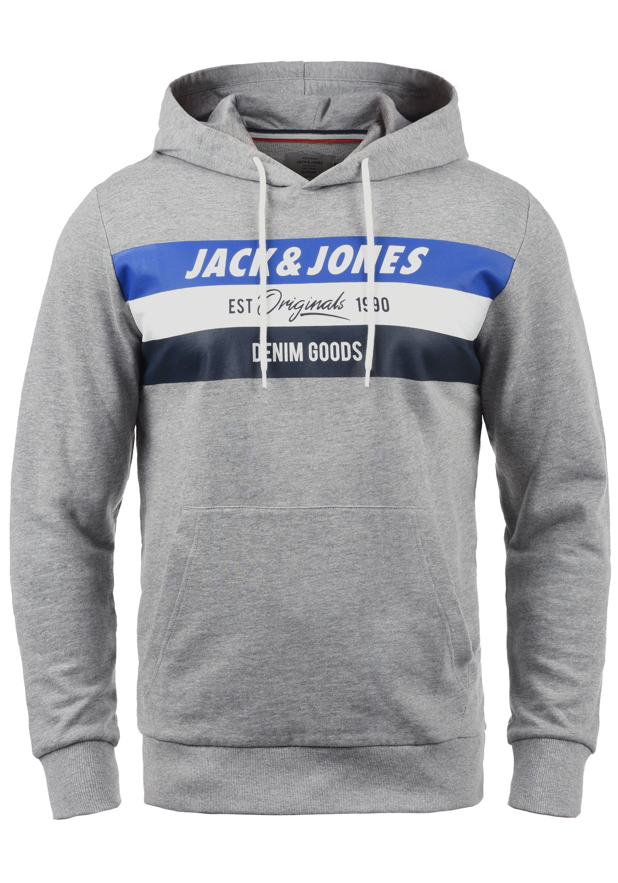 Jack & Jones Hoodie Sacho Kapuzenpullover mit Print