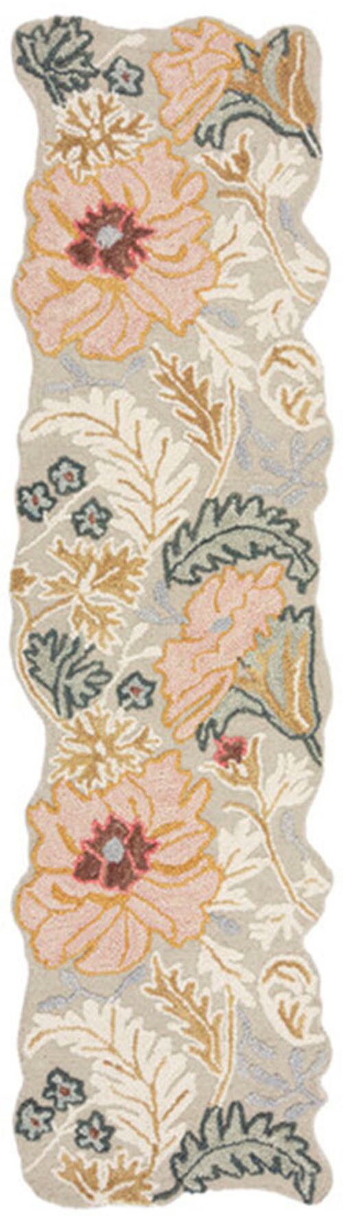 FLAIR RUGS Wollteppich Daphne Floral, 100% günstig online kaufen