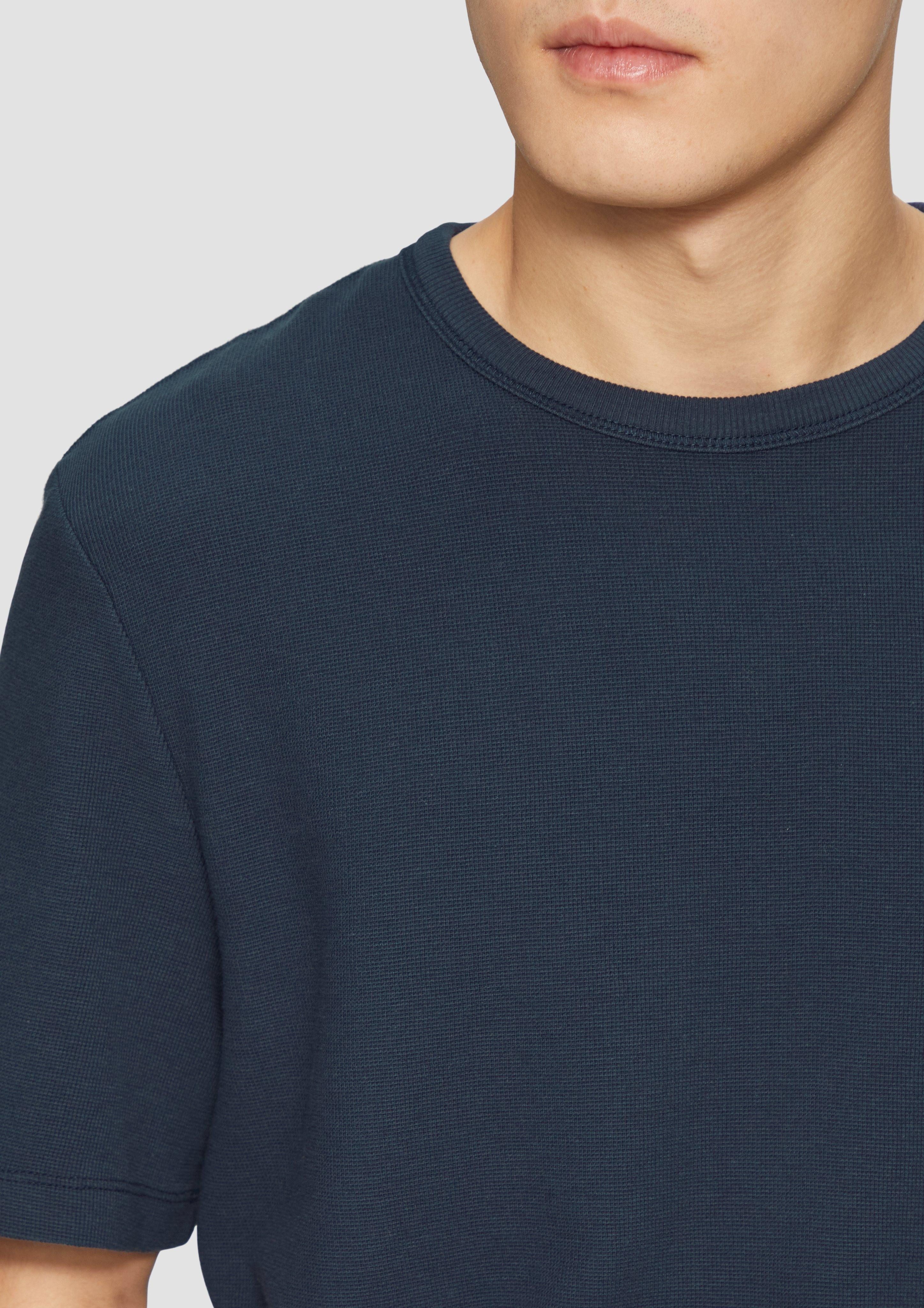 s.Oliver Kurzarmshirt T-Shirt aus Baumwolle mit günstig online kaufen