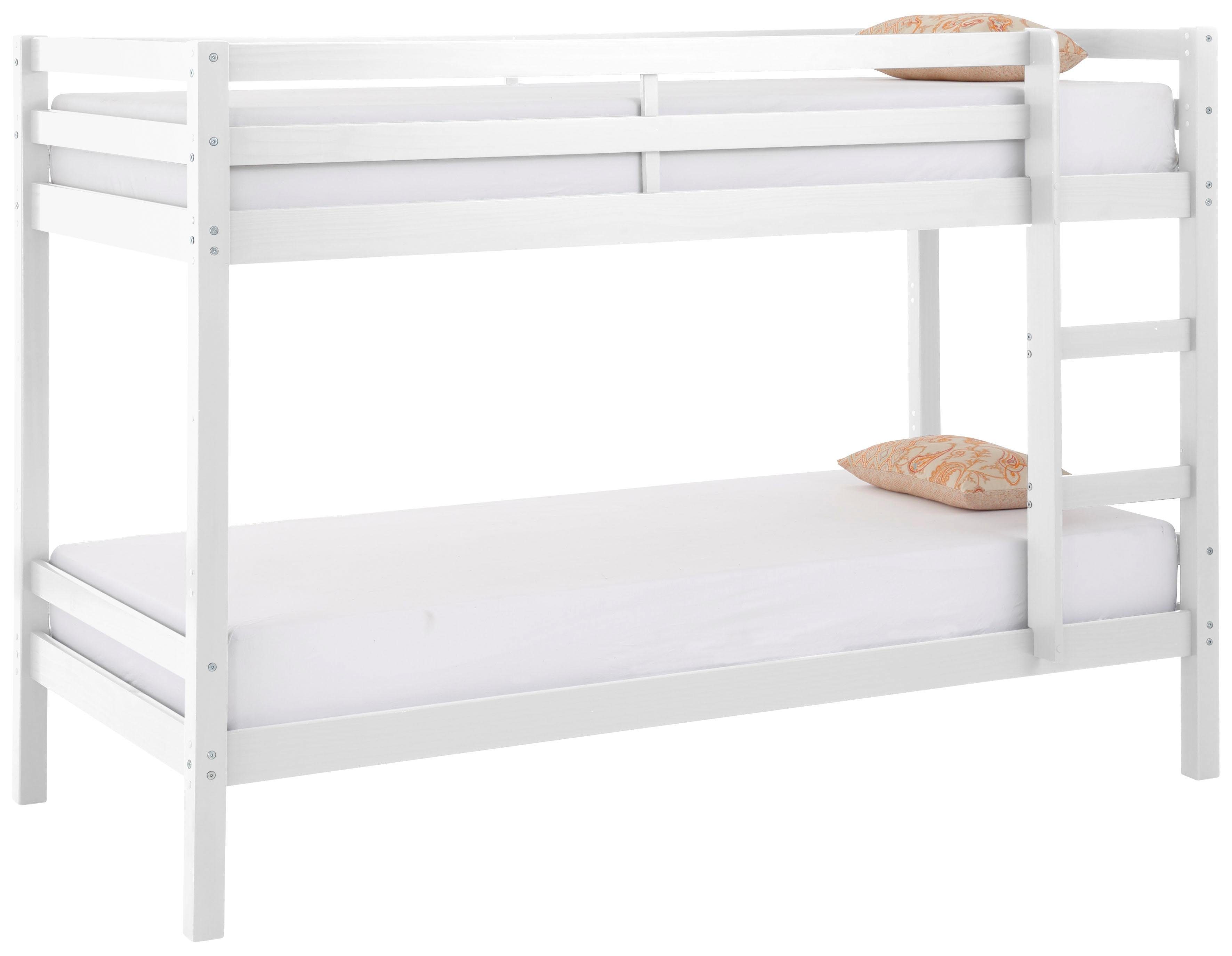 Lüttenhütt für massivem Deal begrenzte weiß Kiefernholz, Liegeflächenlänge 200 cm Stockbett, Alpi, Zeit!, schönem aus Etagenbett