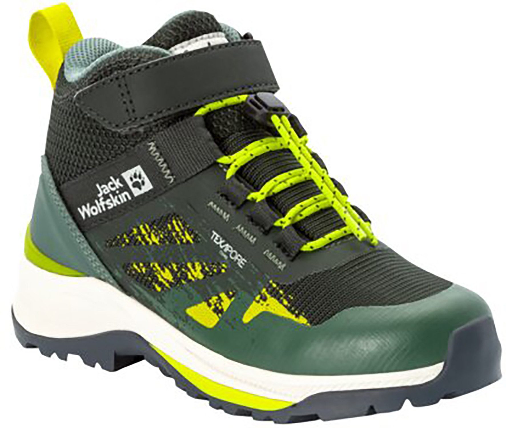 Vollendetheit Jack Wolfskin VILI HIKER TEXAPORE green K Wanderschuh slate MID wasserdicht