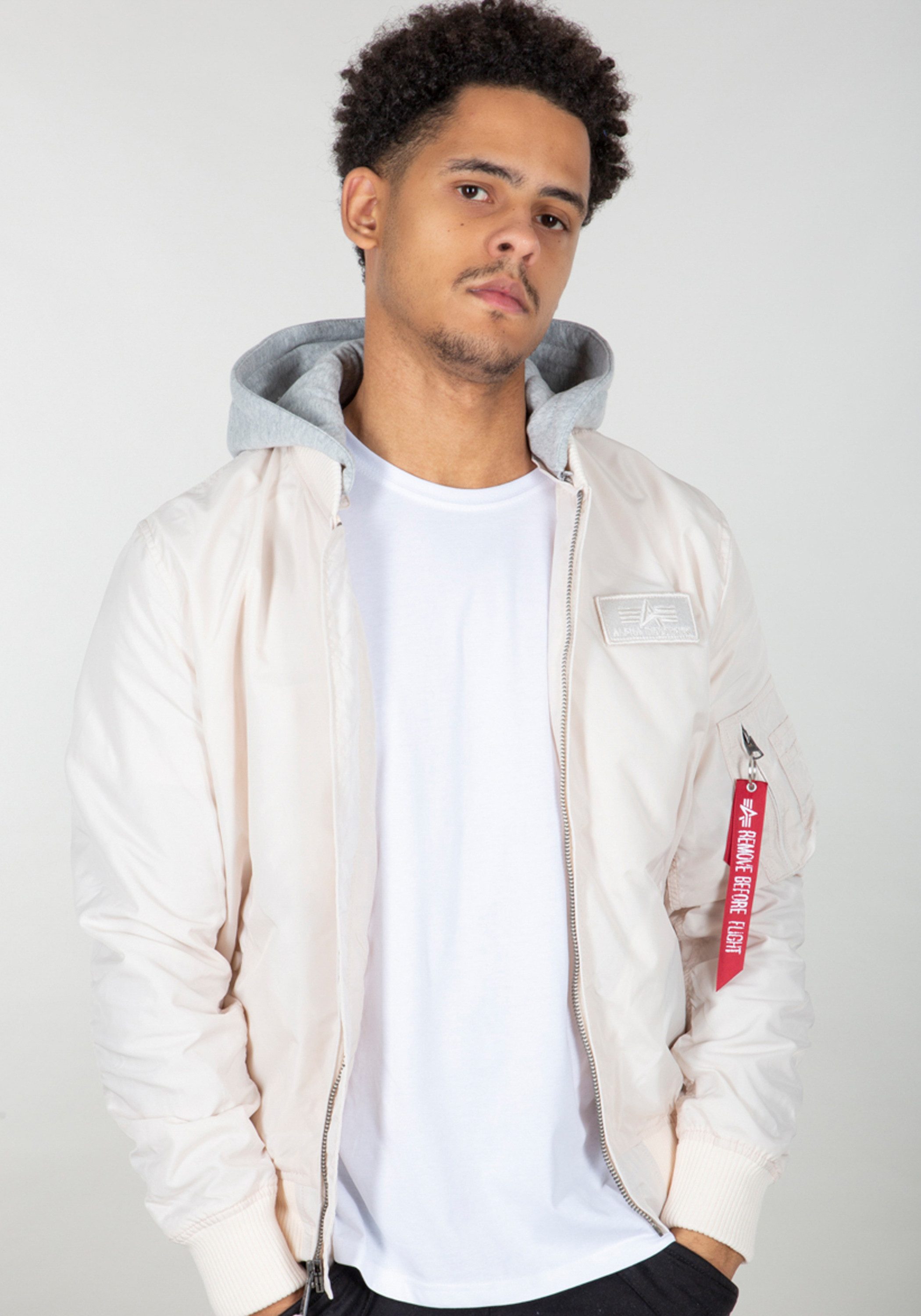 Alpha Industries Bomberjacke MA-1 TT Hood Light