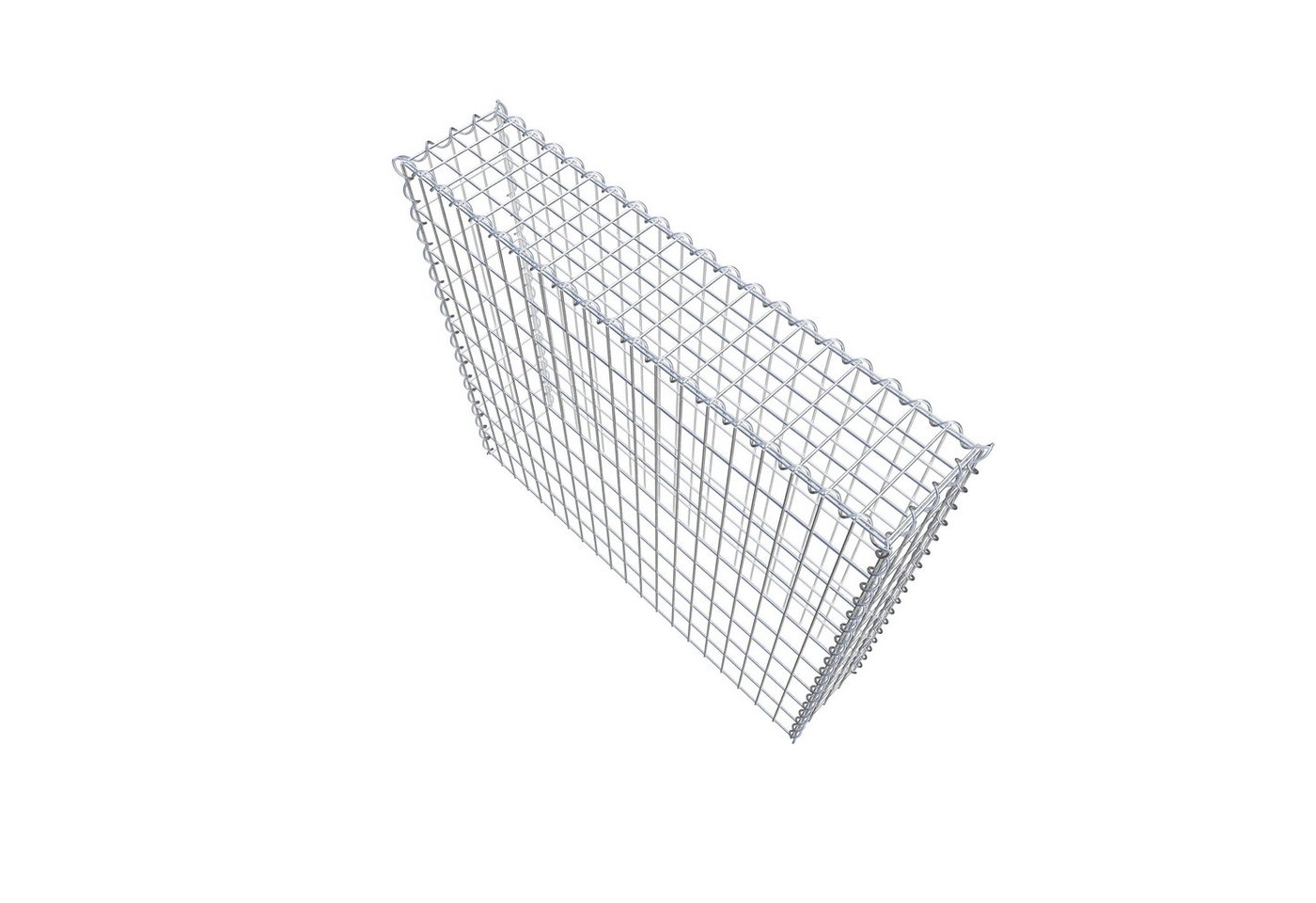 Thumbnail - Gabiona Gabionenzaun Anbaugabione Typ 3 100 cm x 90 cm x 20 cm (L x H x T), Maschenweite 5, (Anbaugabione Typ 3 100 cm x...