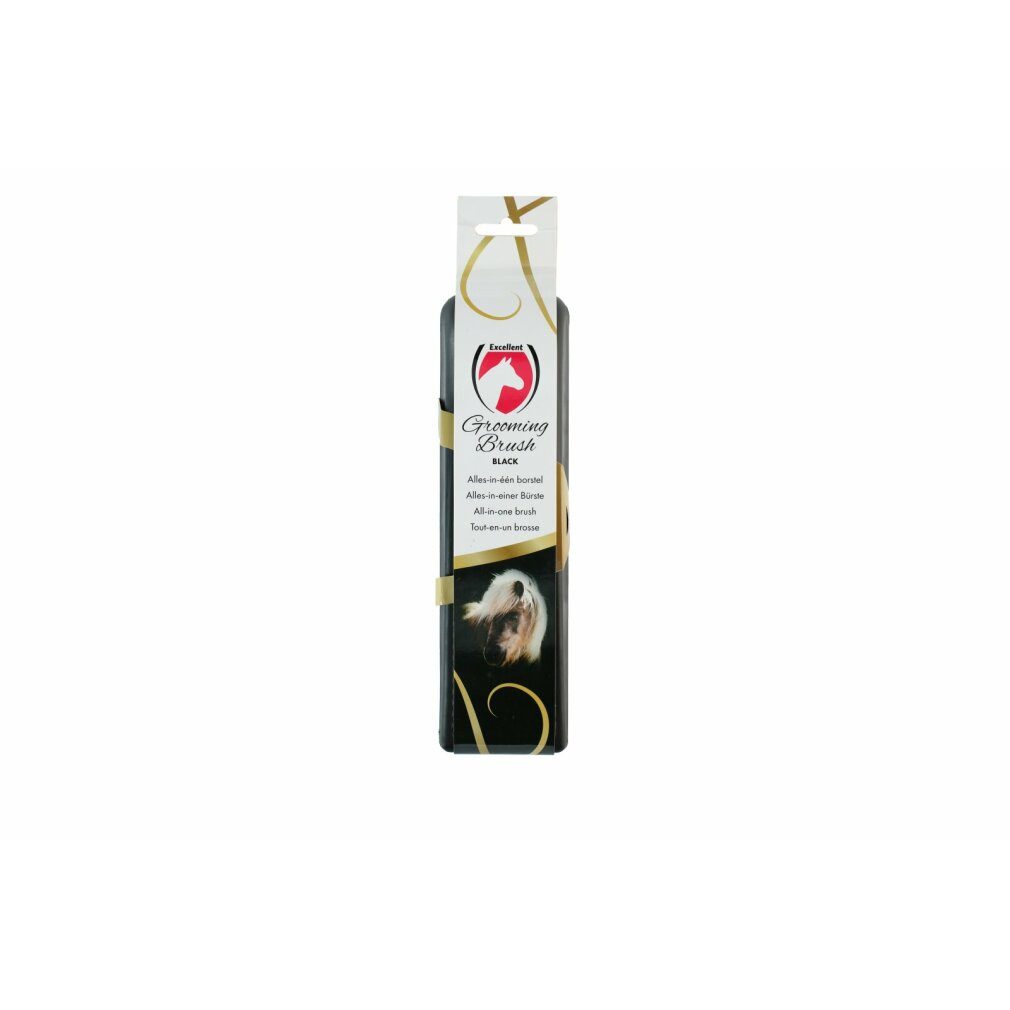 Excellent Pferdebürste Horse Grooming Brush schwarz