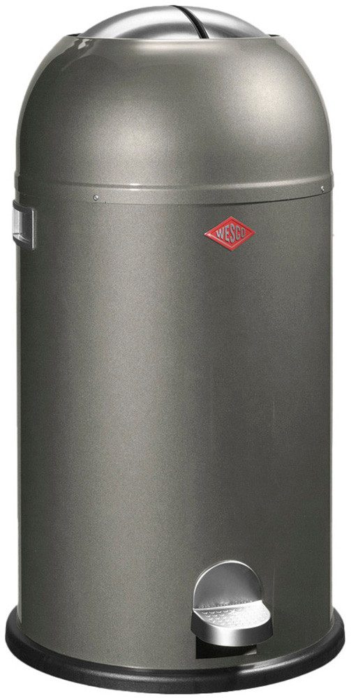 WESCO Mülleimer Kickmaster, Abfallsammler mit Dämpfer, 33 Liter