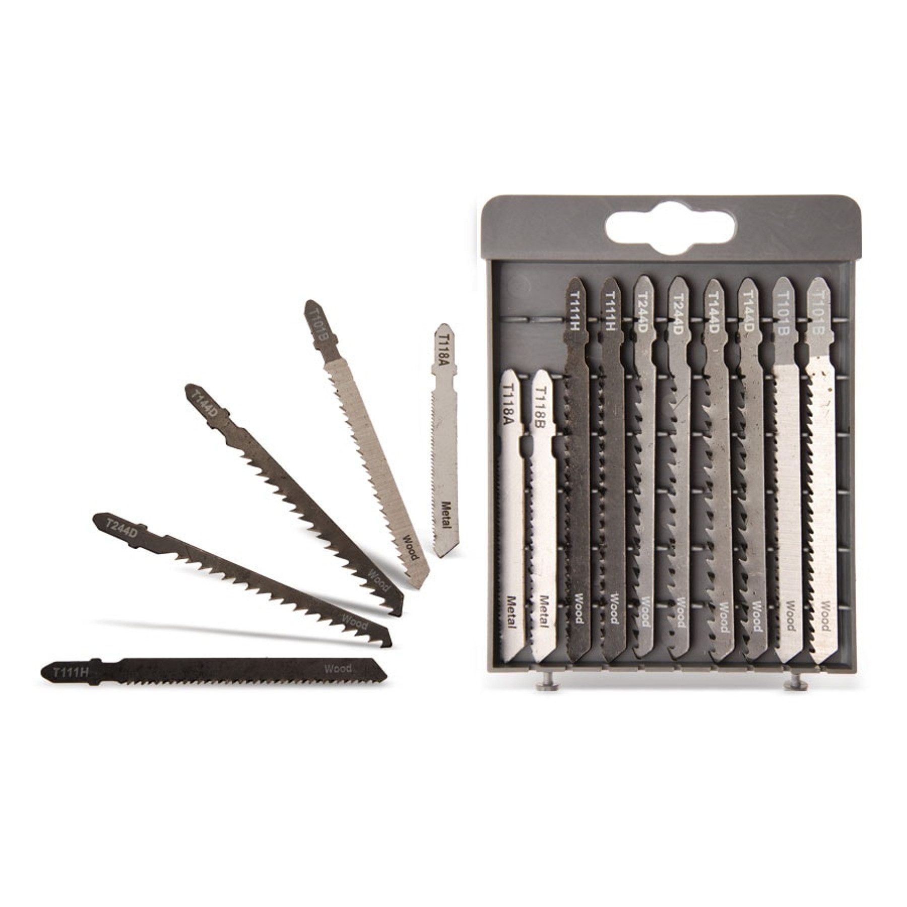 BGS technic Stichsägeblatt BGS TECHNIC Stichsägenblätter-Set, 10-teilig