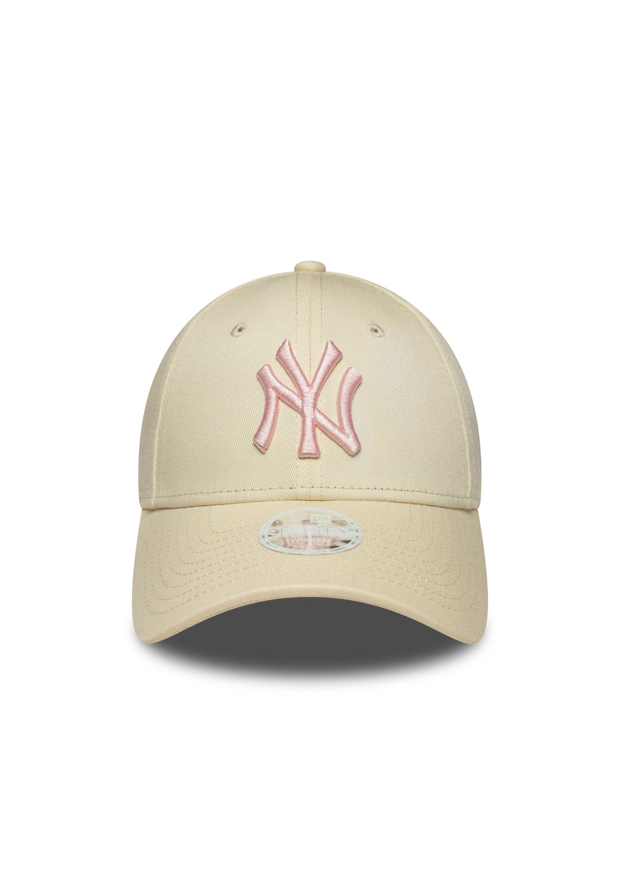 New Era Baseball Cap New York Yankees New Era League Essential 9Forty Women Cap Beige (1-St)