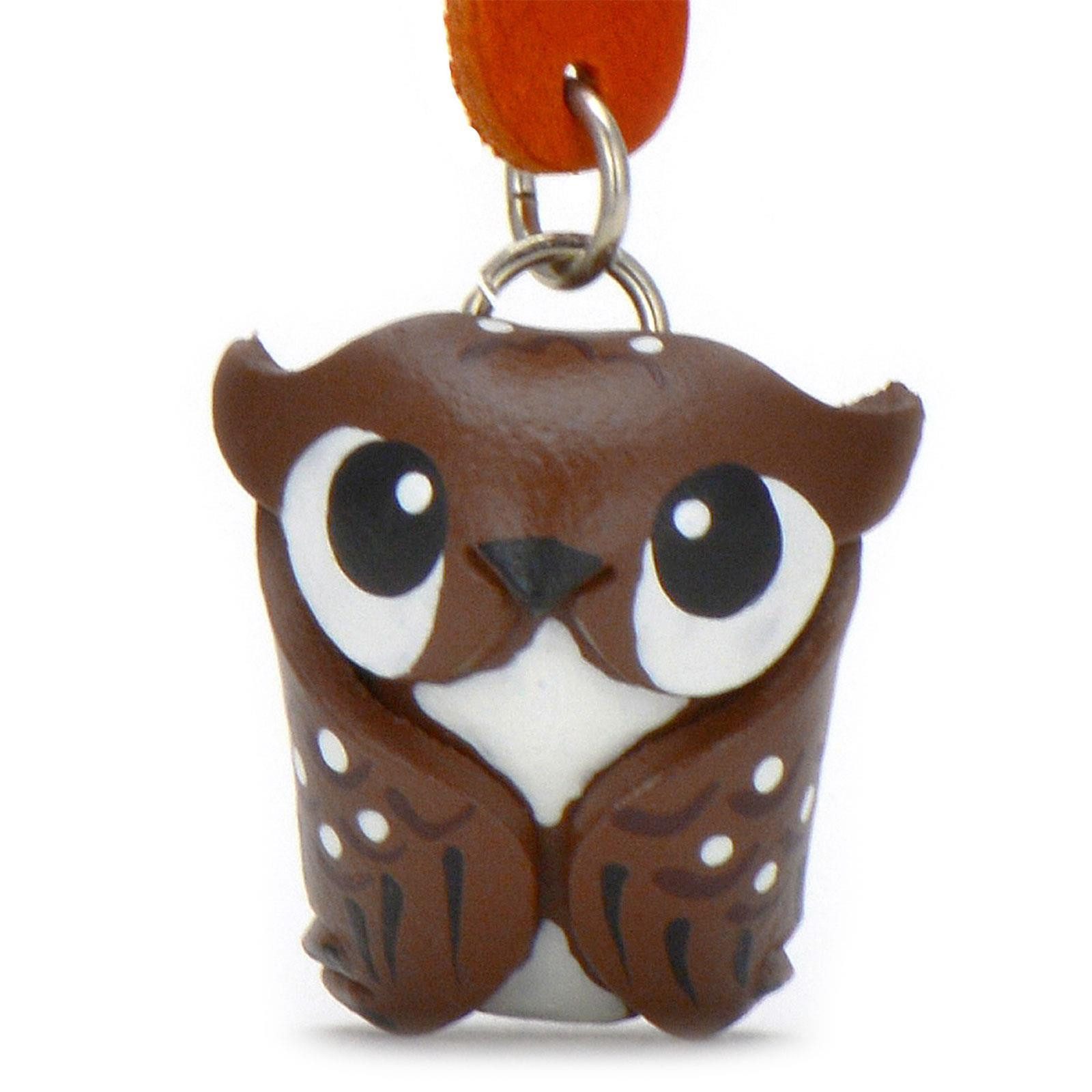 Monkimau Schlüsselanhänger Set Eulen Schlüsselanhänger aus Leder