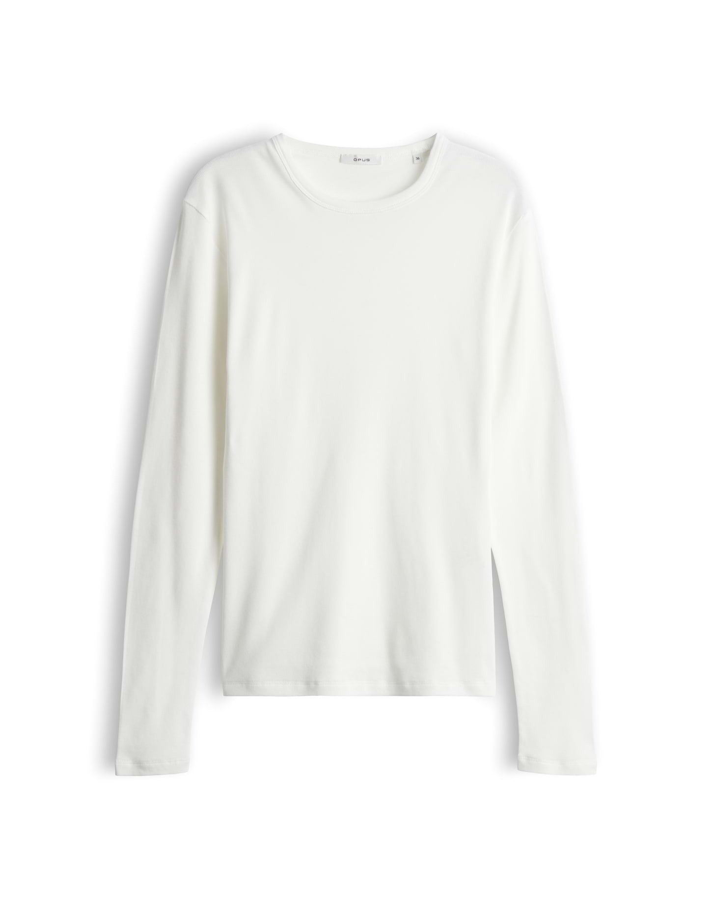 OPUS Longsleeve Sherrie aus weichem Jersey Schmale Passform für stilvolle und bequeme Alltagslooks