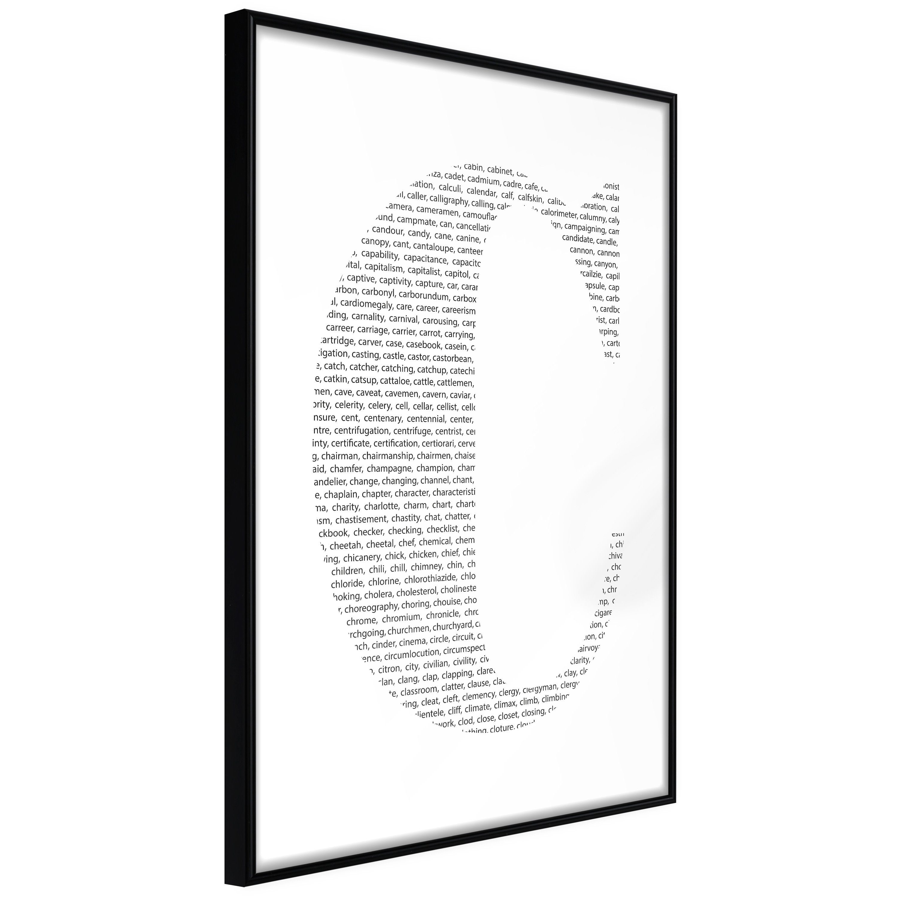 Artgeist Poster Letter C []