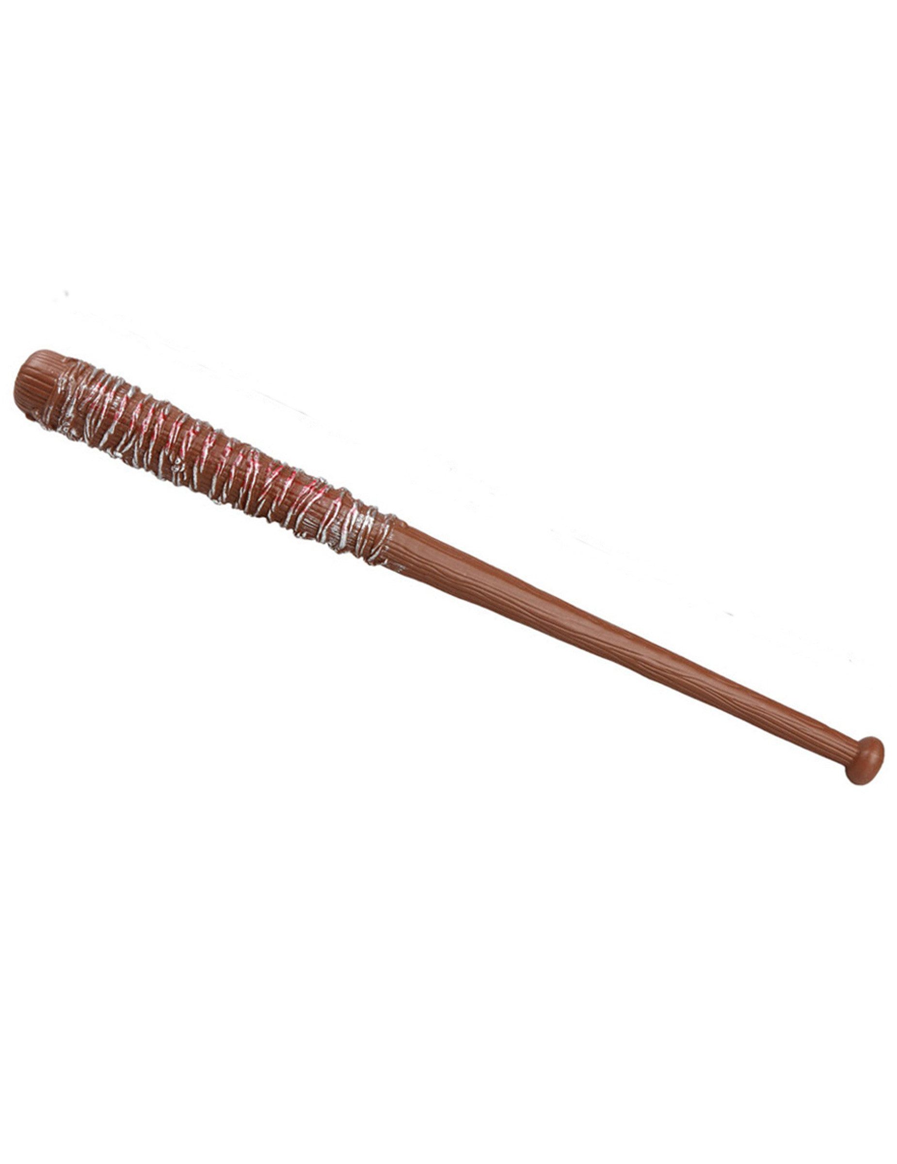 atosa Kostüm Blutiger Baseball-Schläger mit Stacheldraht Accessoire braun 75cm