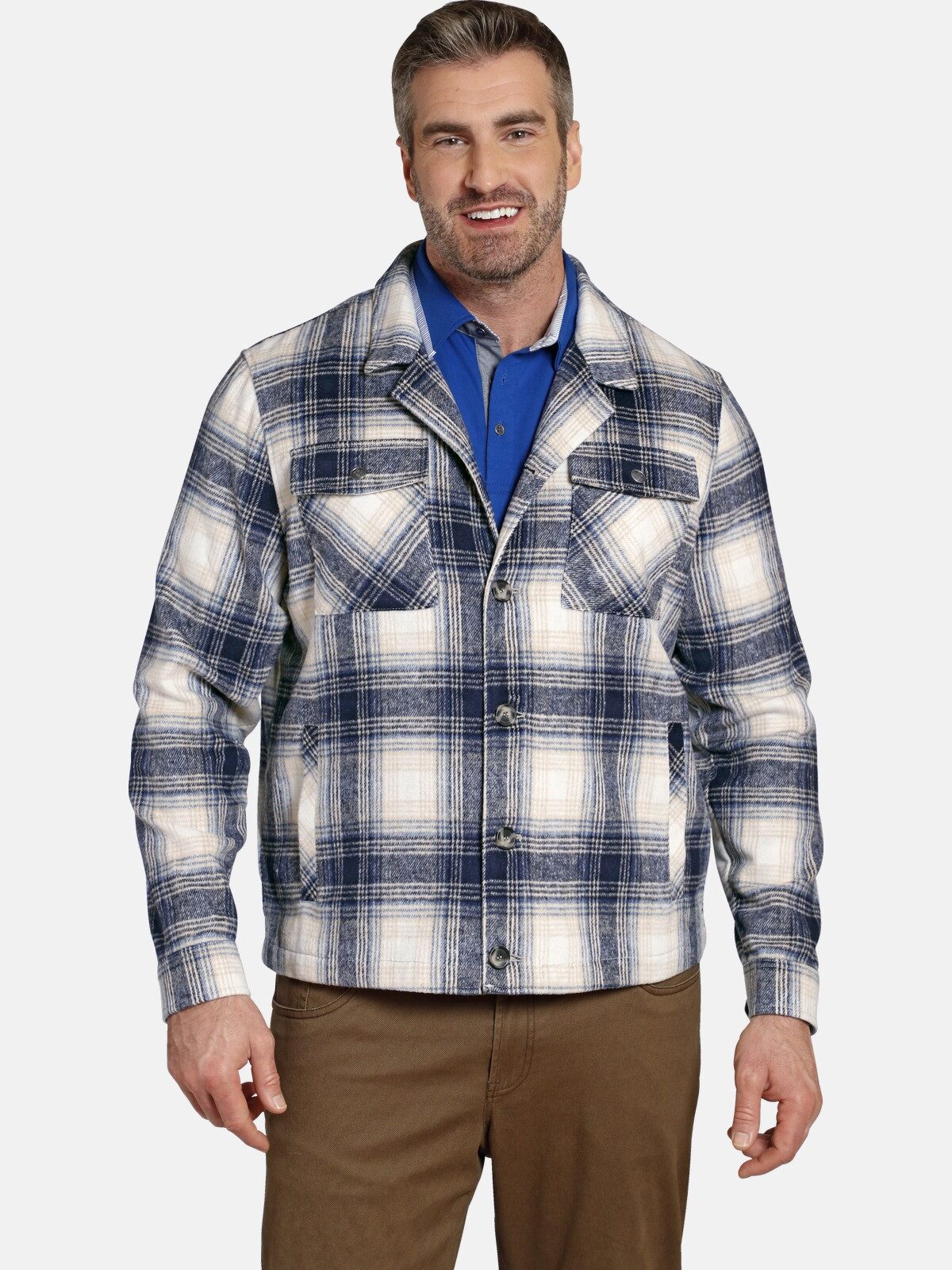 Charles Colby Hemdjacke DUKE CYRIL warmes Flannel Karohemd günstig online kaufen