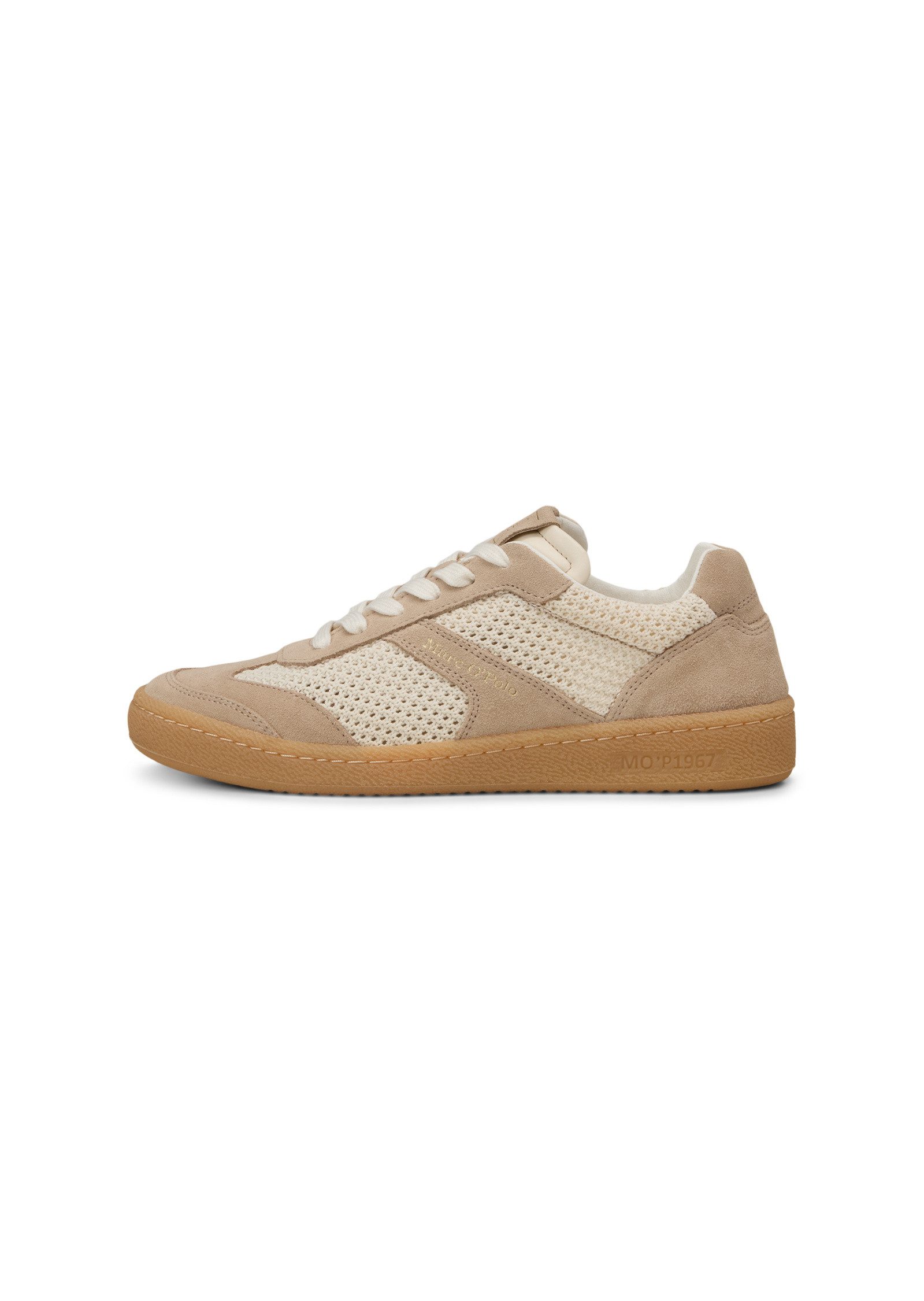 Marc O'Polo aus edlem Rindleder mit Häkeleinsätzen Sneaker