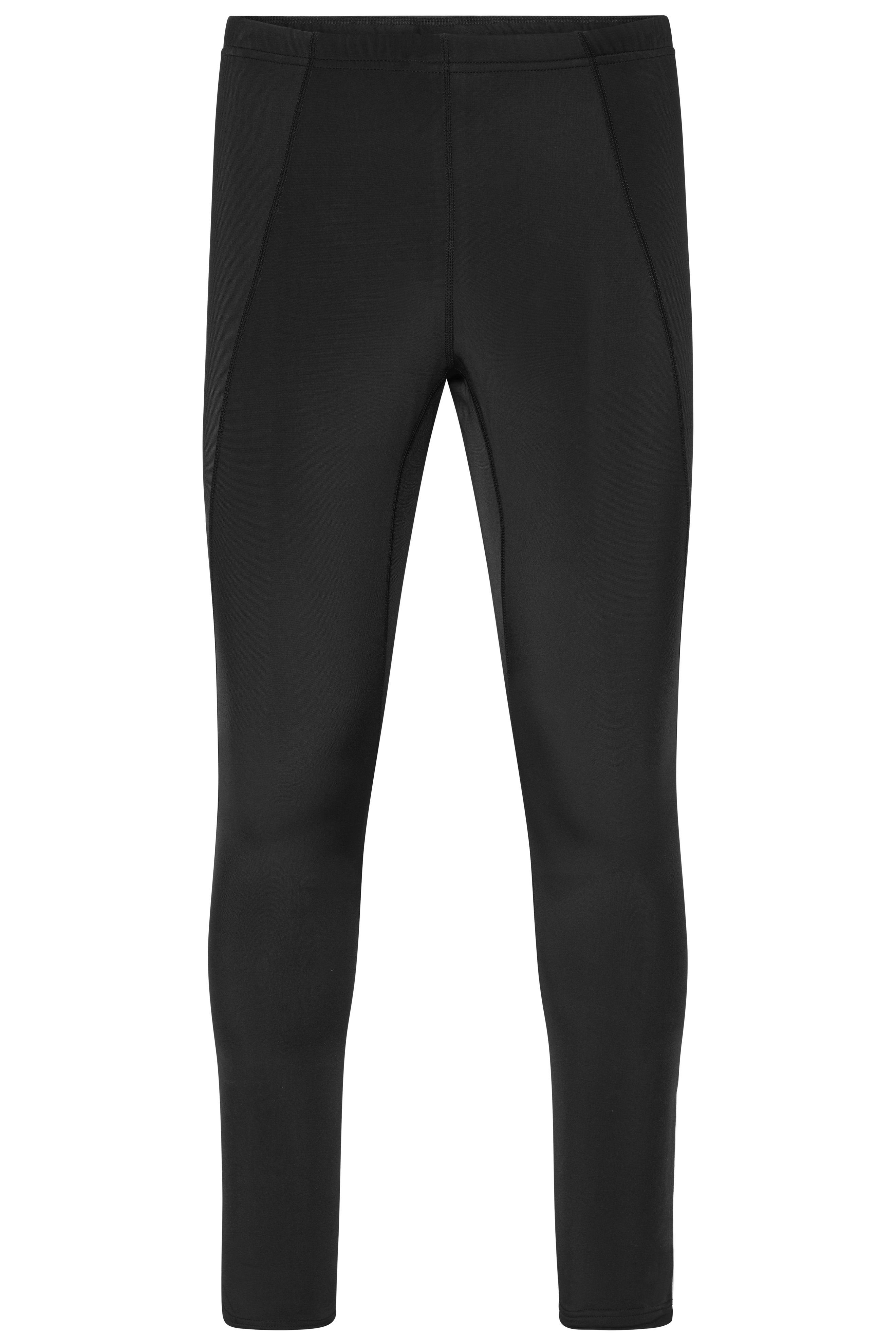 James & Nicholson Laufhose Herren Winter Tights funktionelle Lauf und Sporthose JN492 angenehm wärmend und sehr elastisch