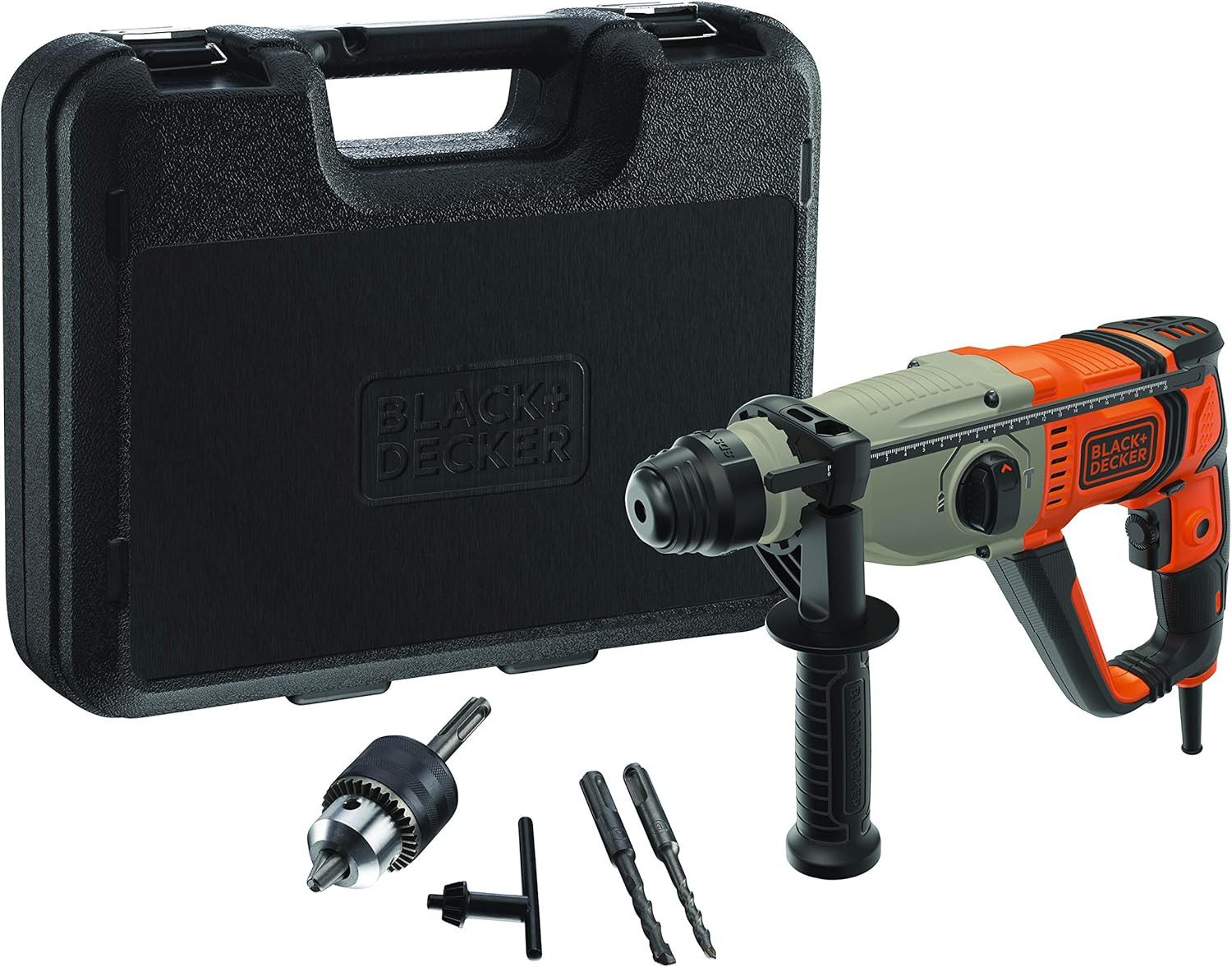 Black + Decker Kombihammer SDS-plus Kombihammer 800 Watt, 2,2 Joule, (1-tlg)