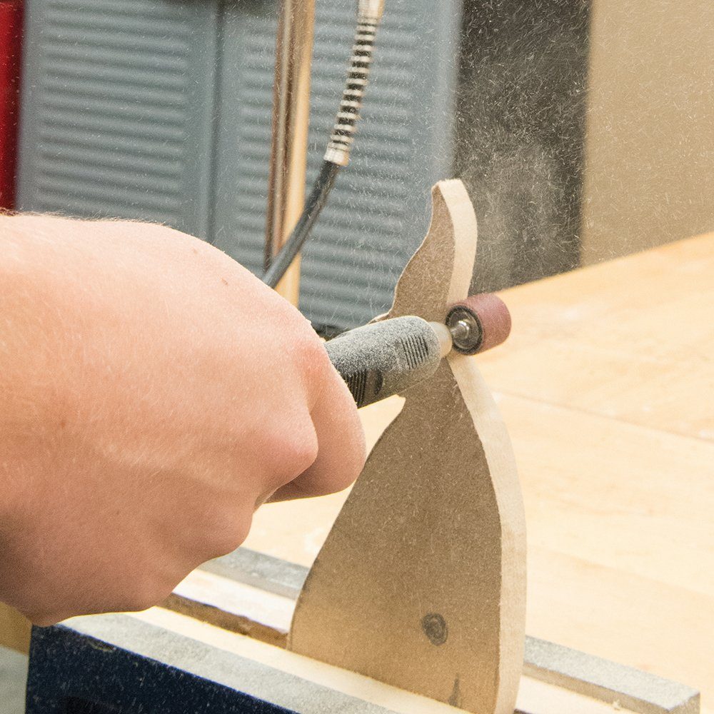 Schleifpapier Zubehör für Rotationswerkzeuge Satz 105 tlg.