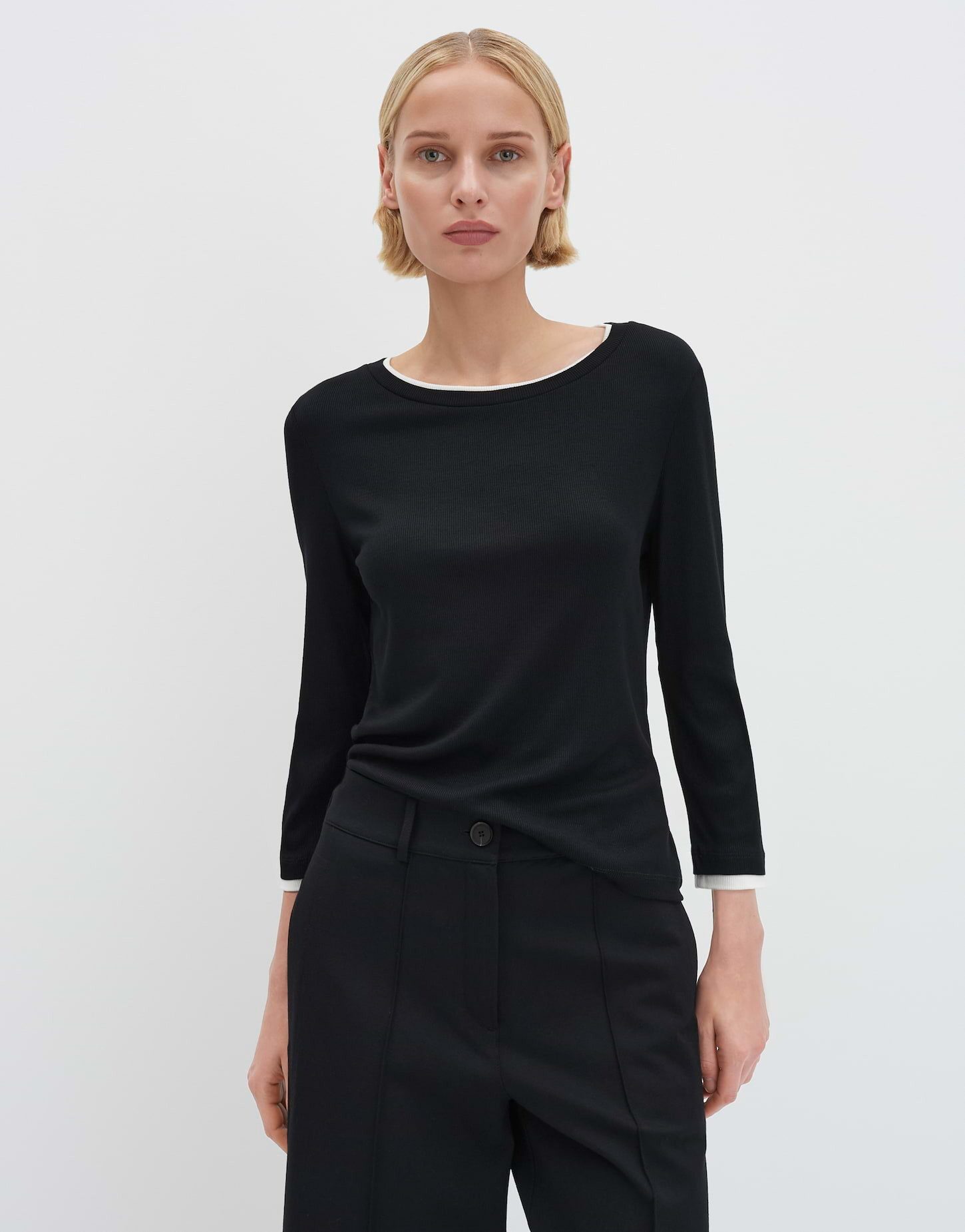 someday 3/4-Arm-Shirt KALORA Slim aus ECOVERO™ Viskosemix figurbetont gesch günstig online kaufen