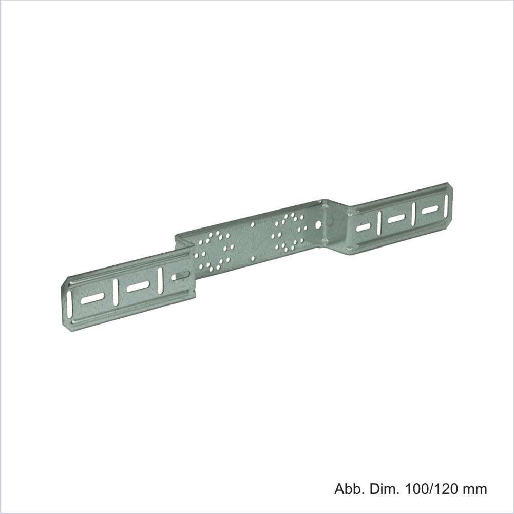 Wasserrohr Geberit Mepla Montageplatte für zwei Armaturenanschlüsse 100/120mm