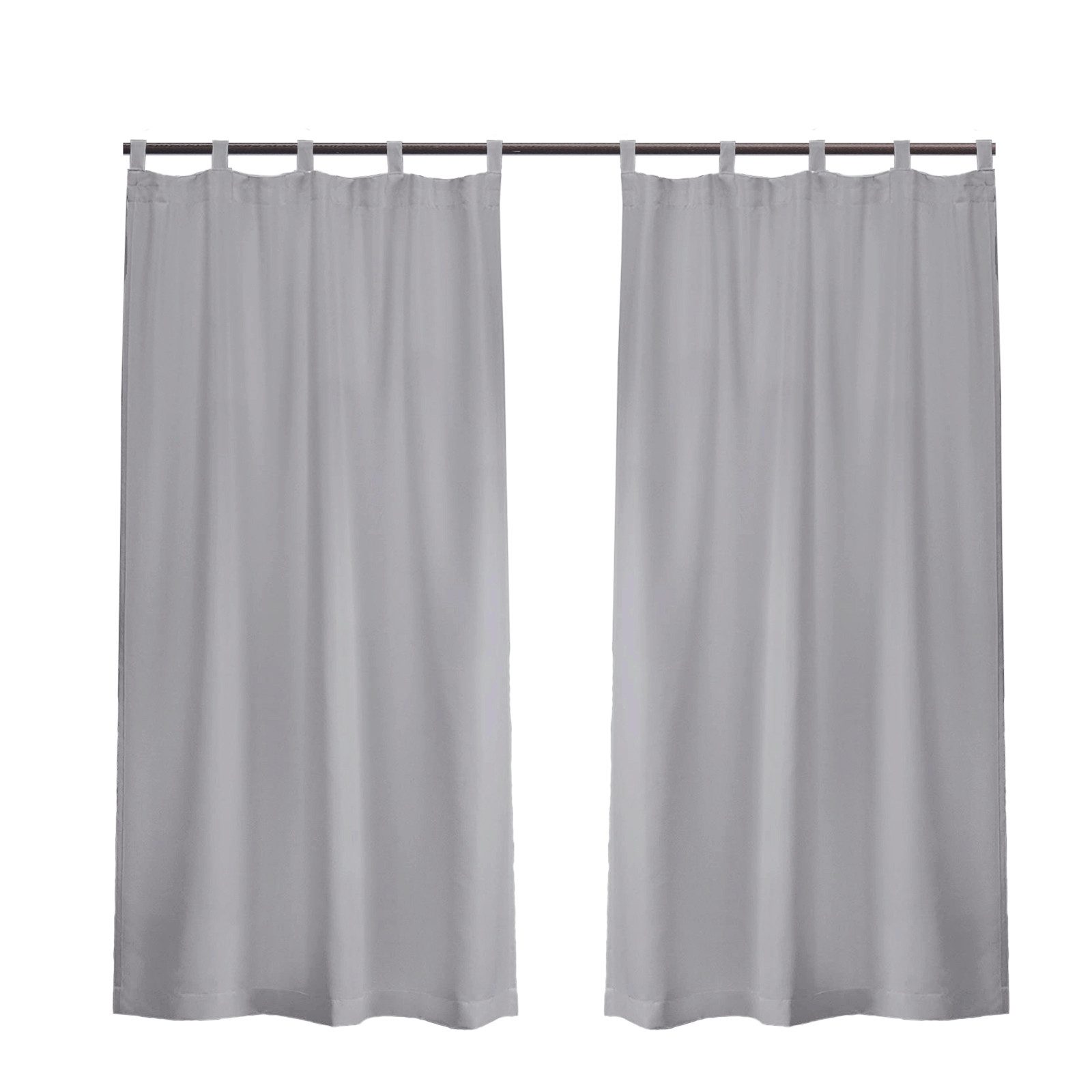 Lapamax Outdoorvorhang Wasserfest Sonnenschutz Winddicht Gardine mit Klettband, 1/2 Stück (1 St), Schlaufen, Polyester, UV-Schutz Outdoor gardinen, für Balkon Terrasse Pergola Pavillon