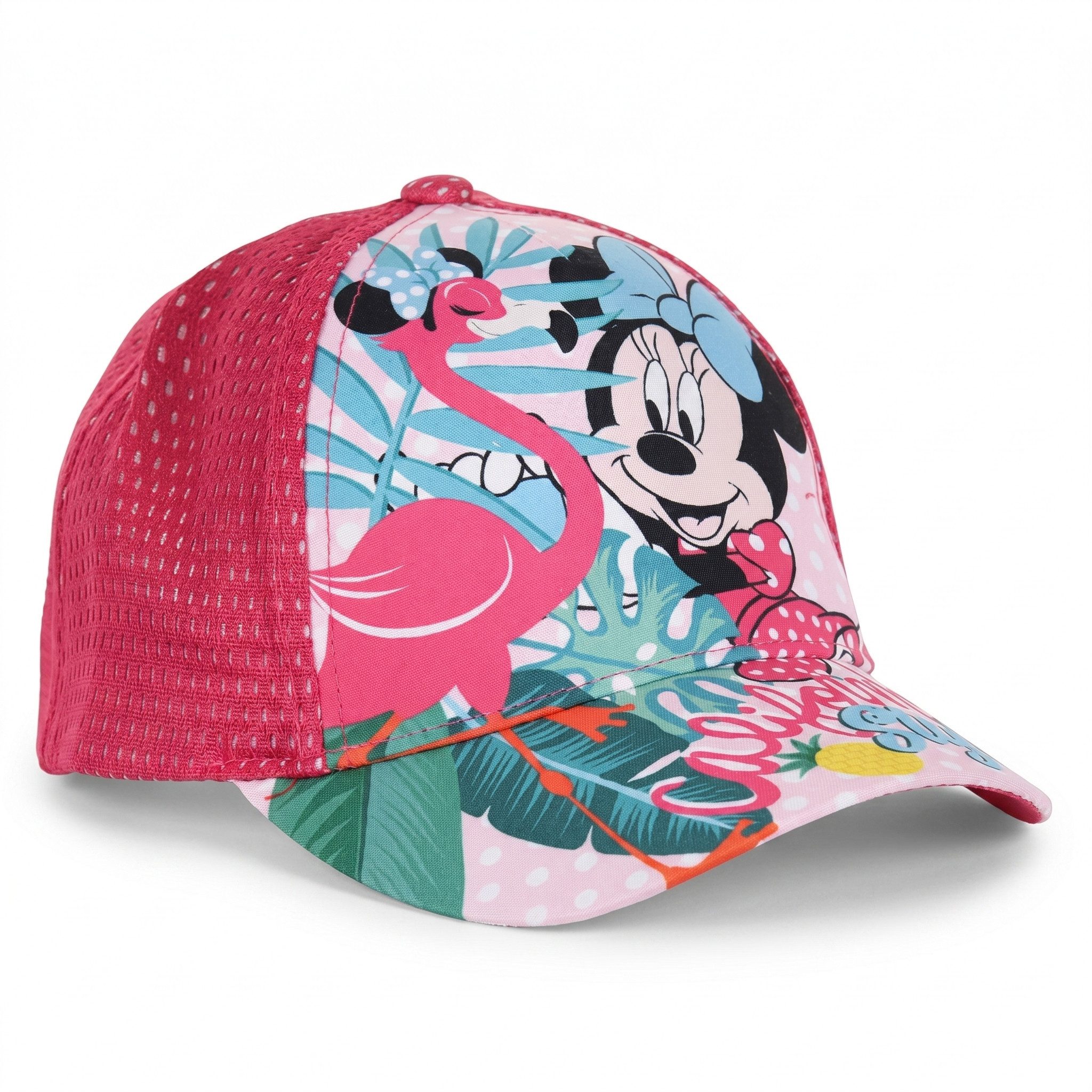 Disney Baseball Cap Minnie Maus Flamingo Kinder Basecap Kappe Mädchen Gr. 52 bis 54, in zwei Farben erhältlich