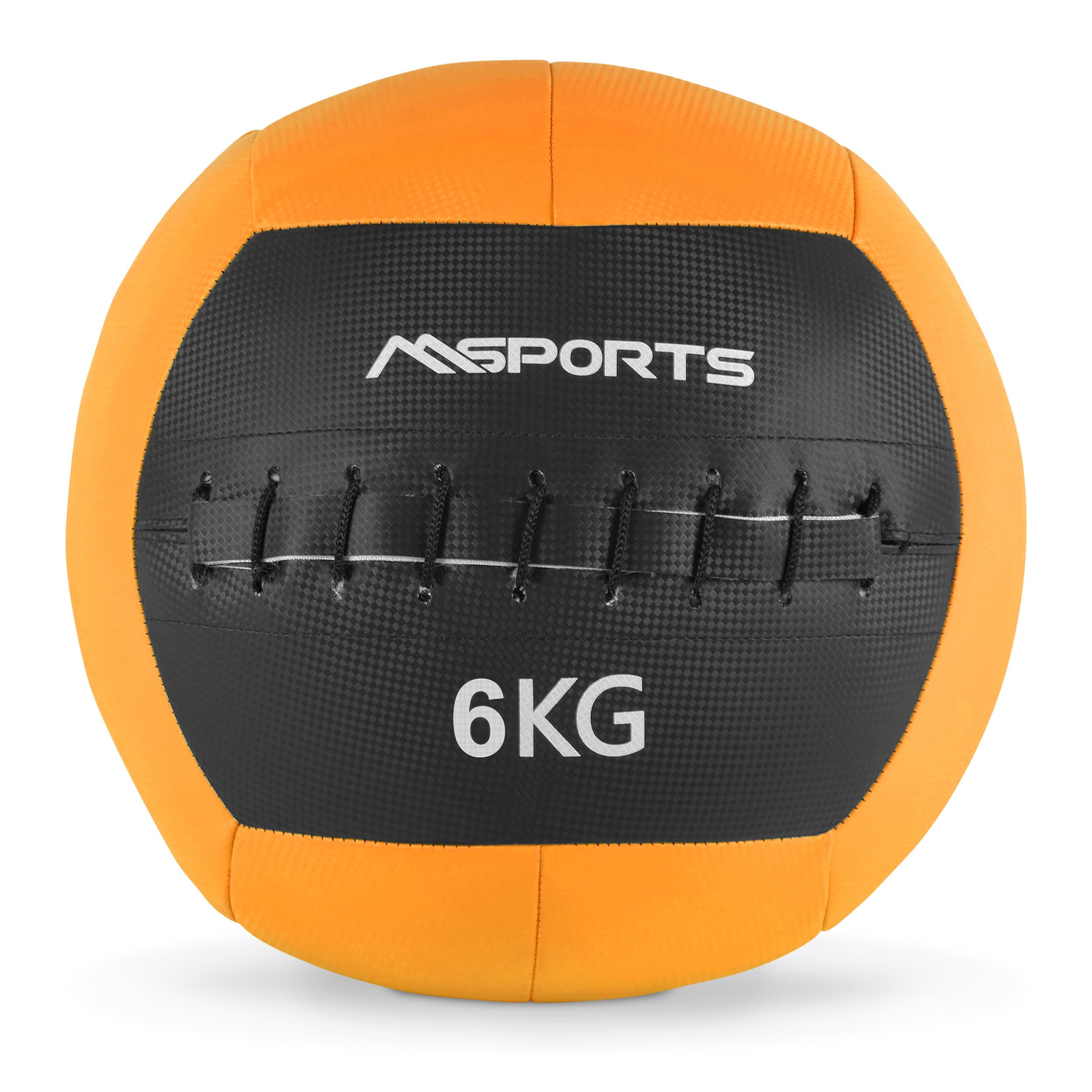 MSports® Medizinball Wall-Ball Premium Gewichtsball 2 - 10 kg in verschiedenen Farben