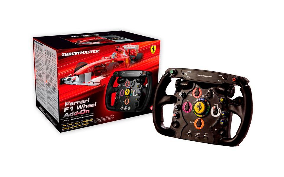 Thrustmaster Ferrari F1 Wheel Add-On Controller, Gebürstete „Push & Pull”  Gangschalthebel aus Metall im echten F1-Stil
