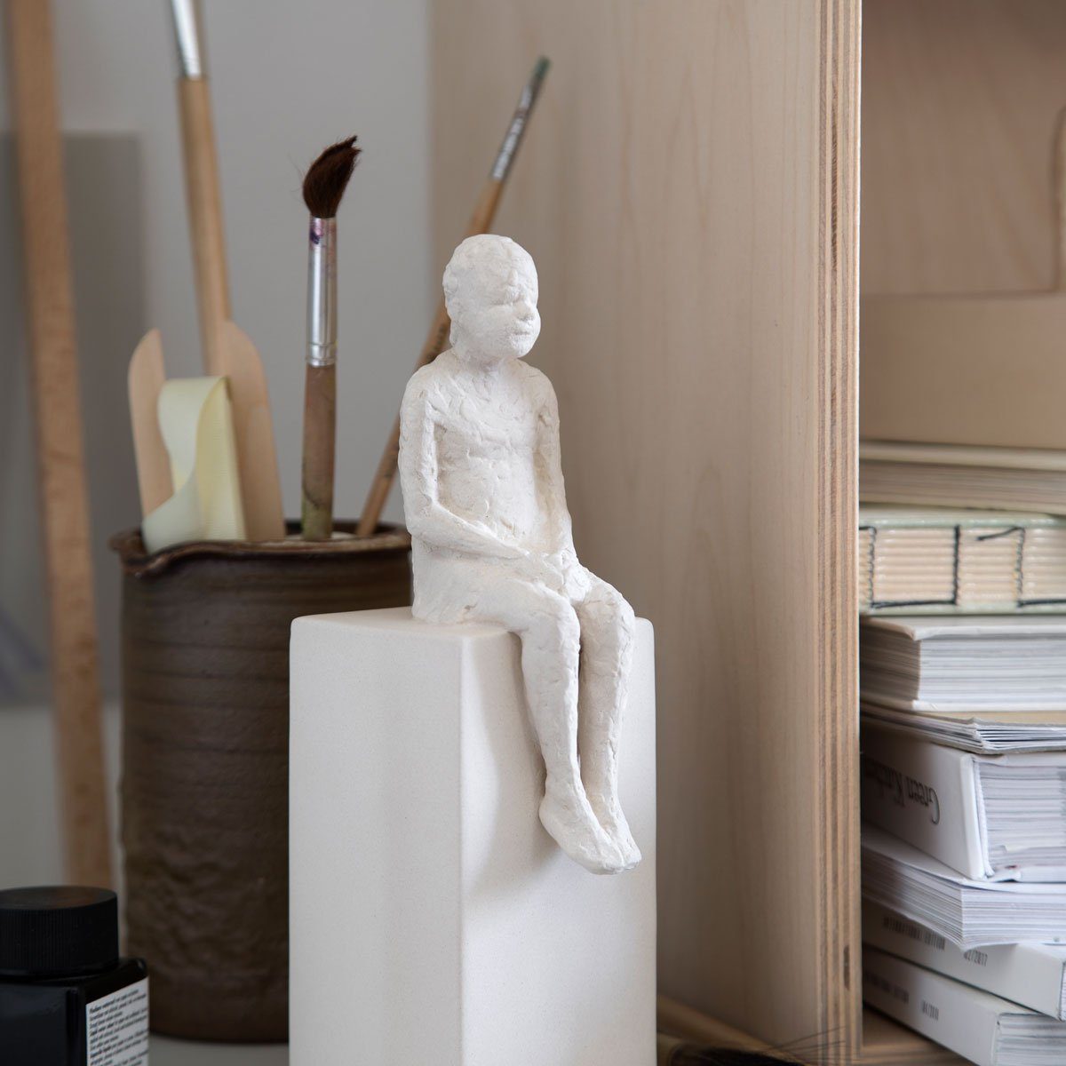 Kähler Dekofigur / Keramik Skulptur Character - The Dreamer (Der Träumer)