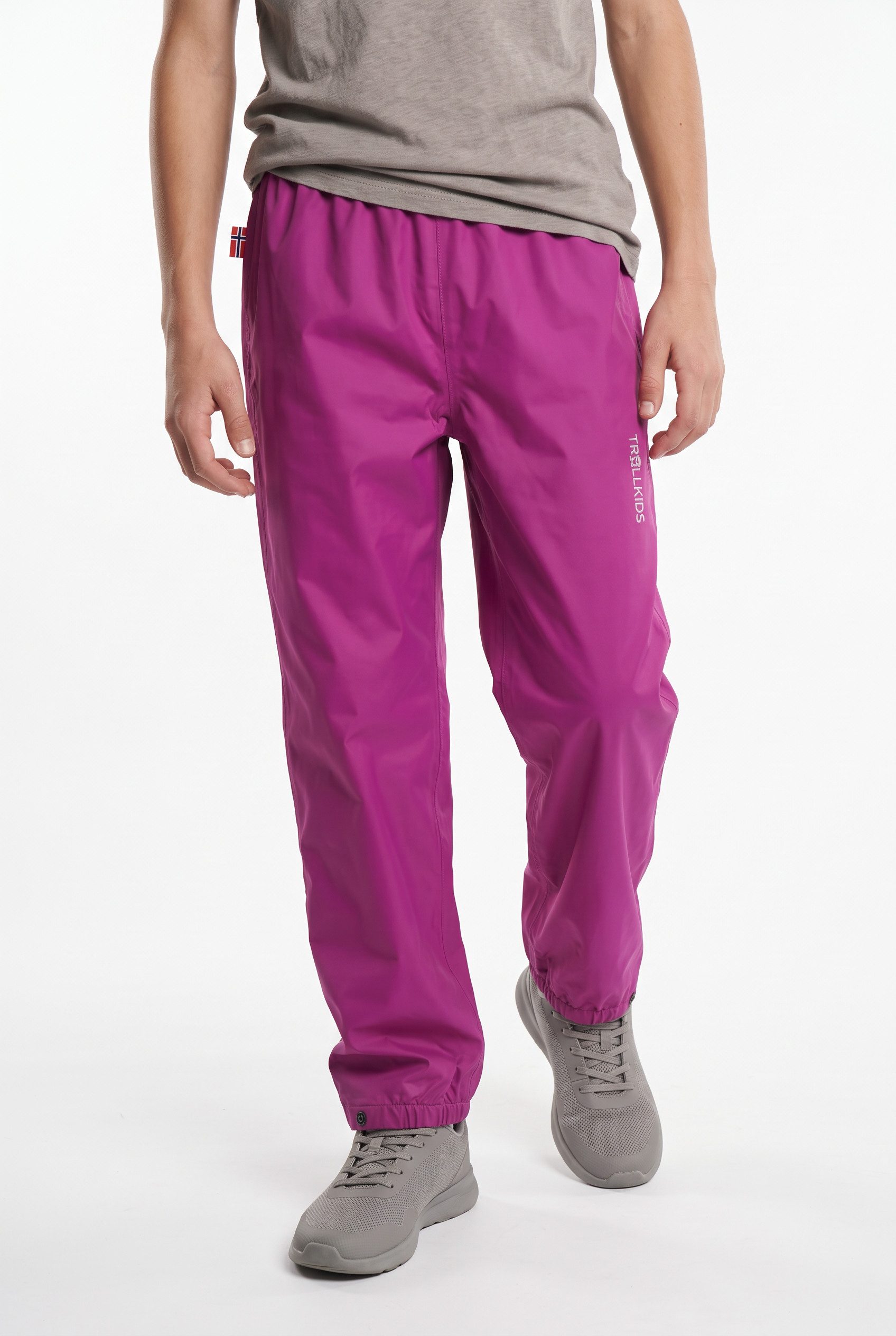TROLLKIDS Regenhose KIDS TROLLTUNGA PANTS für Kinder, sportlich, aus Polyamid, lang, wasserdicht, atmungsaktiv