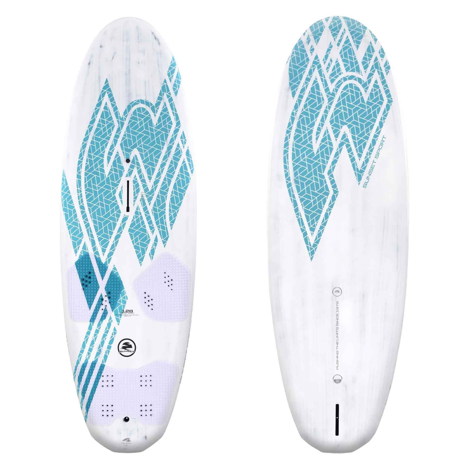 F2 Windsurfboard F2 Windsurfboard Sunset Sport 126 l Weiss/Blau 2024/25, Surfbrett