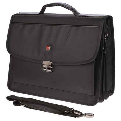 Christian Wippermann Businesstasche Laptoptasche Aktentasche mit Notebook- und Tabletf, Herren Tasche