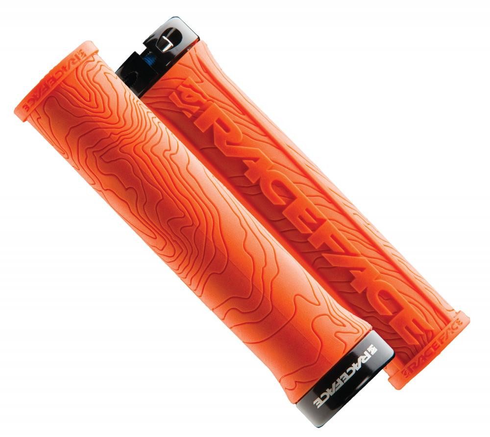 Race Face Fahrradlenkergriff Race Face Half Nelson Single Clamp Lock-On Griff 29mm orange - maximal