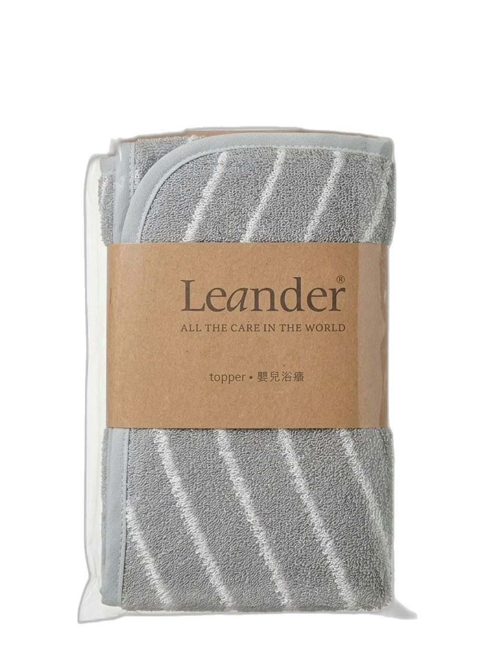 Leander Handtuch Topper Bio-Baumwolle Handtuch 'Cool Grey' 50x65 cm, Frottee, 100 % Bio-Baumwolle, 50 x 65 cm