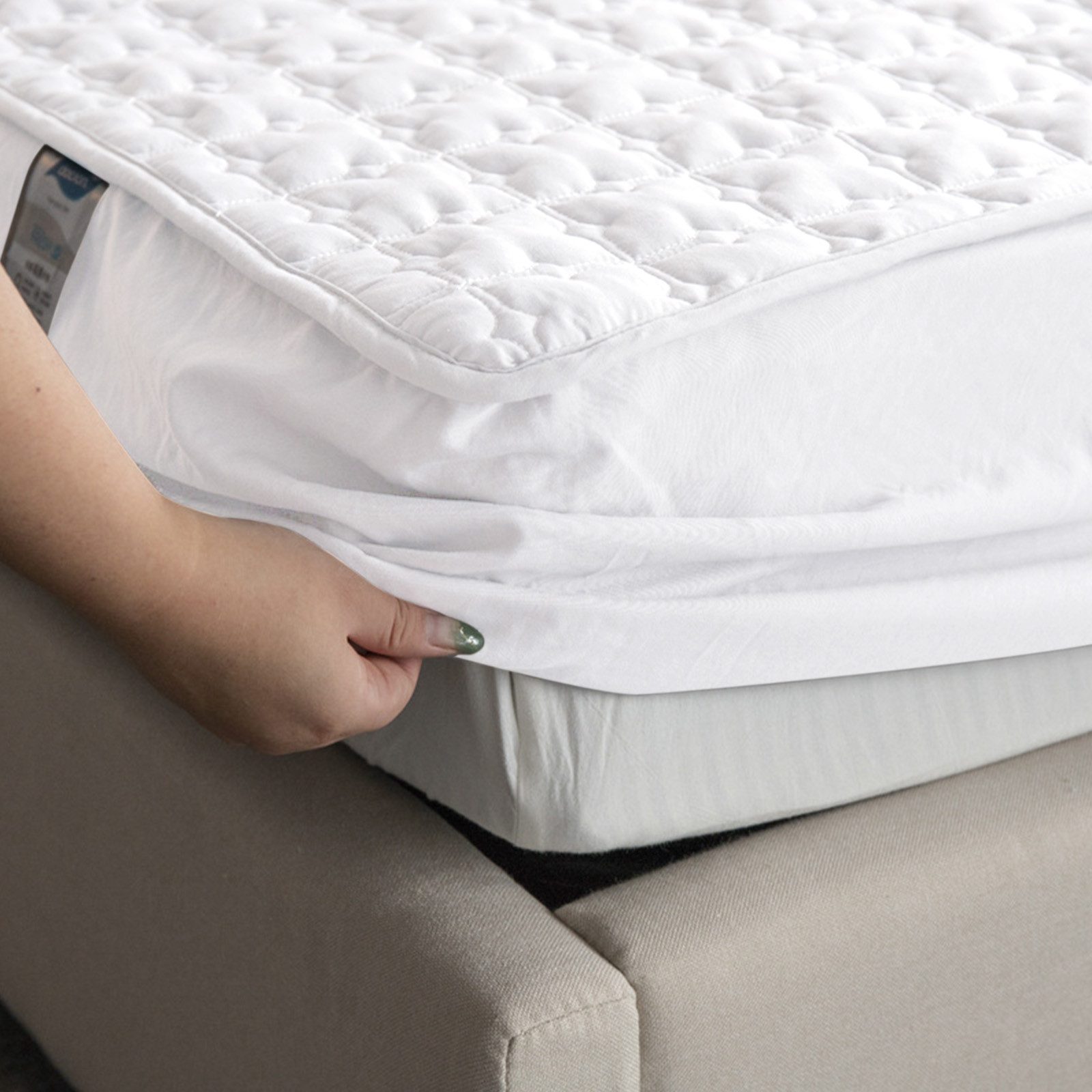 OKWISH Spannbettlaken Matratzenbezug Spannbetttuch Matratzenauflage, Baumwo günstig online kaufen