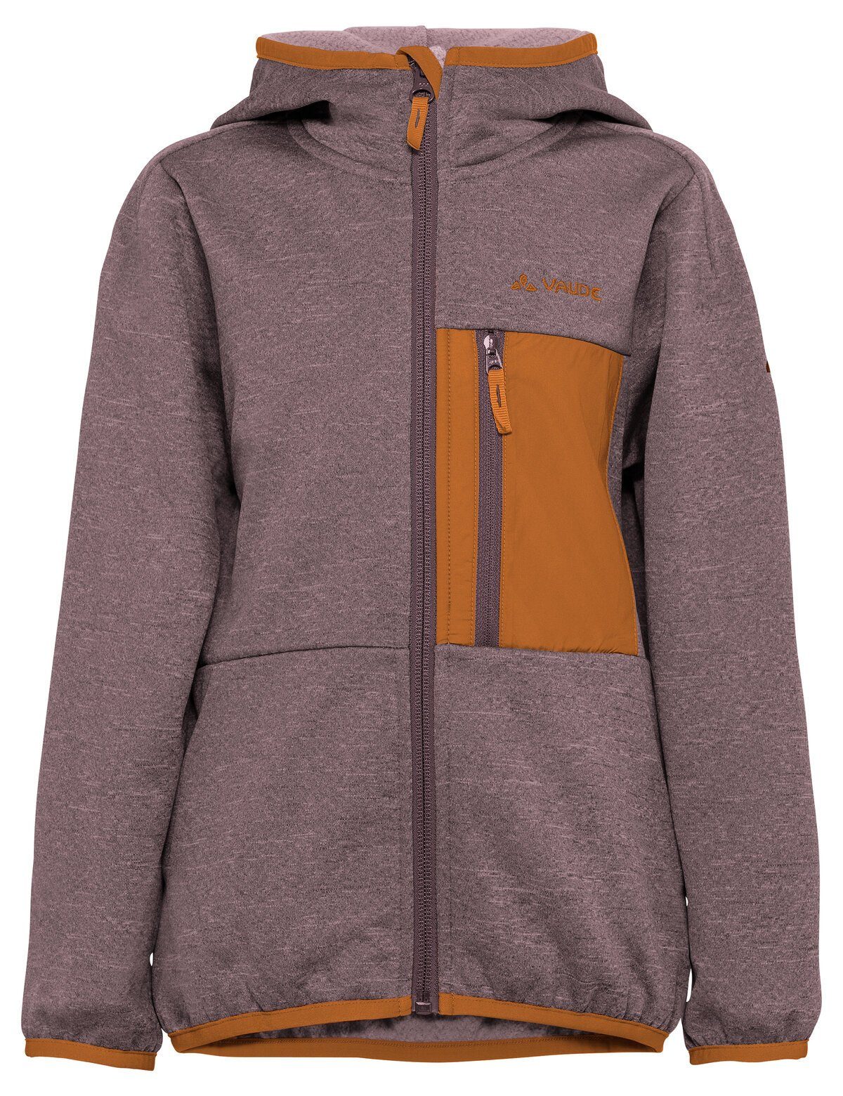 VAUDE Outdoorjacke Kids Kikimora Jacket (1-St) Klimaneutral kompensiert blackberry/brown