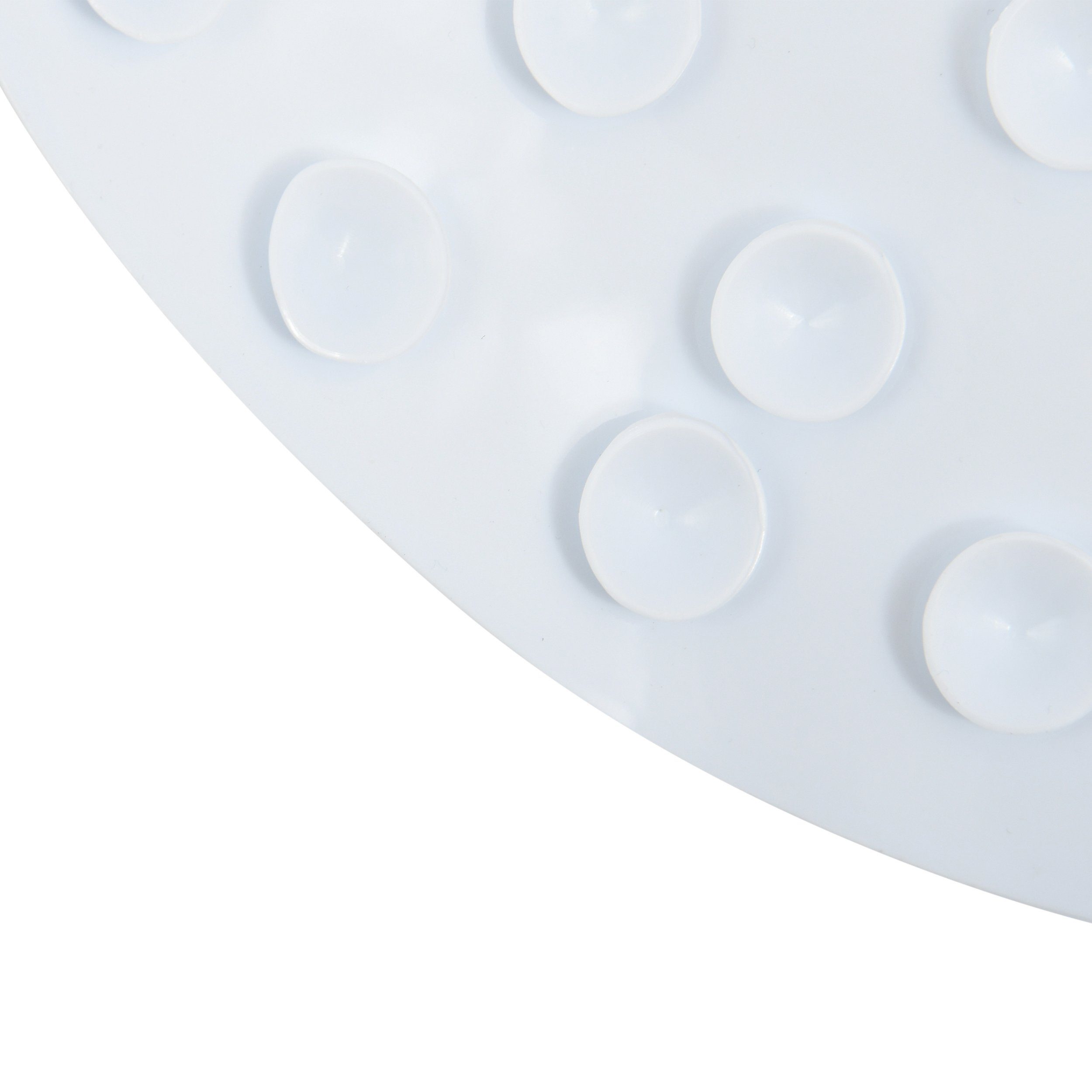 Badematte Dusch- und Wanneneinlage Motiv, mit Saugnäpfen, rutschhemmende Oberfläche, pflegeleicht, waschbar, PVC, Polyester, PVC & Polyester, lustiges Motiv für Kinder "ZOO", 69 x 39 cm
