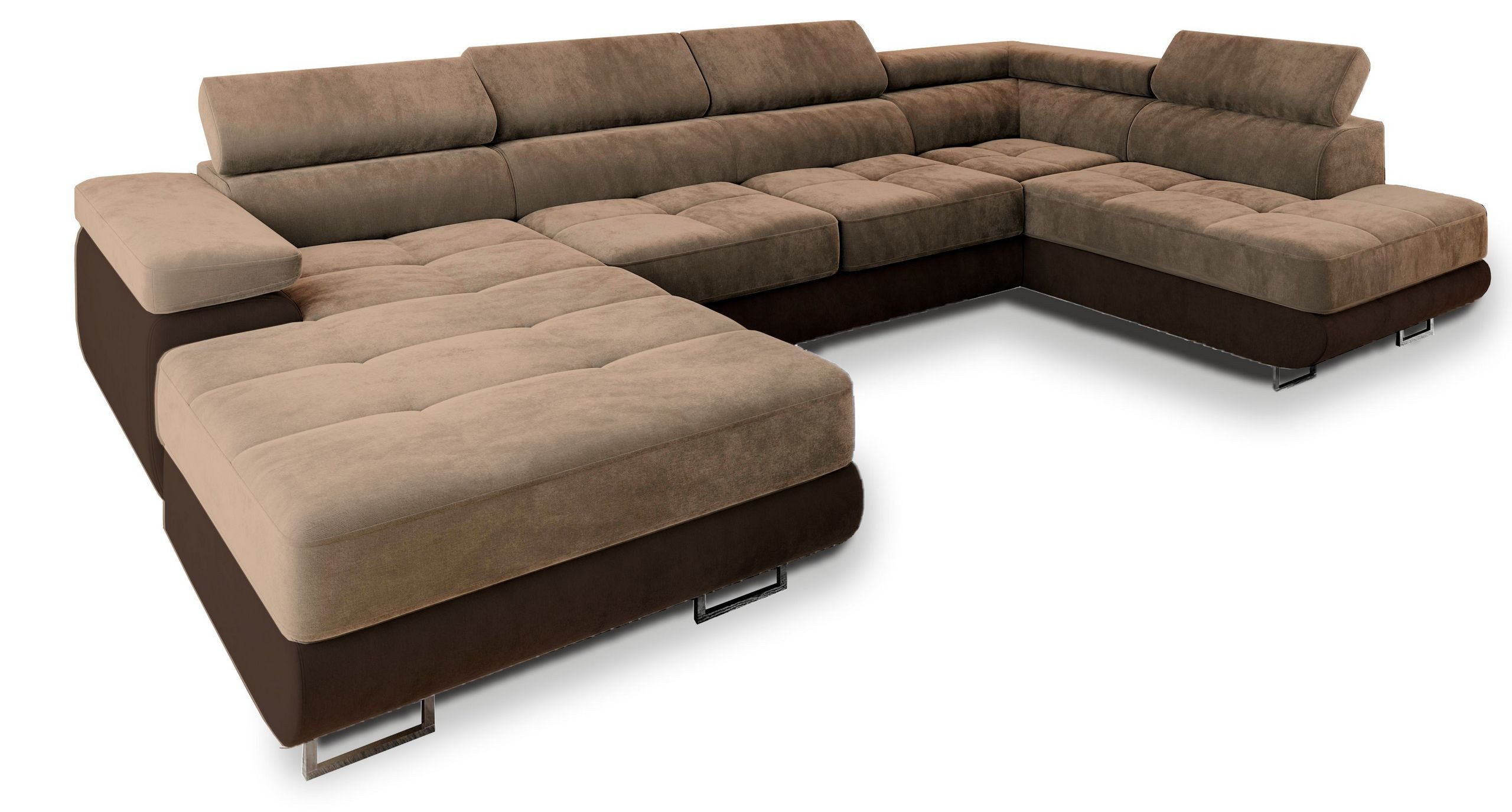 Masseno Ecksofa CASONE mit Schlaffunktion U-Form, günstig online kaufen